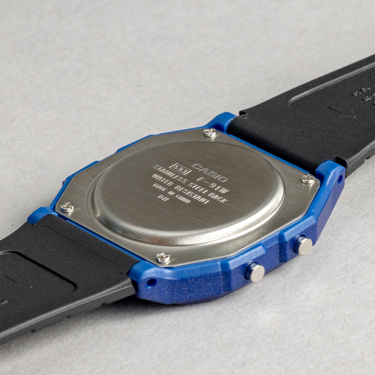 CASIO カシオ F-91WM-2A ブラック ブラック文字盤 デジタル ユニセックス 腕時計