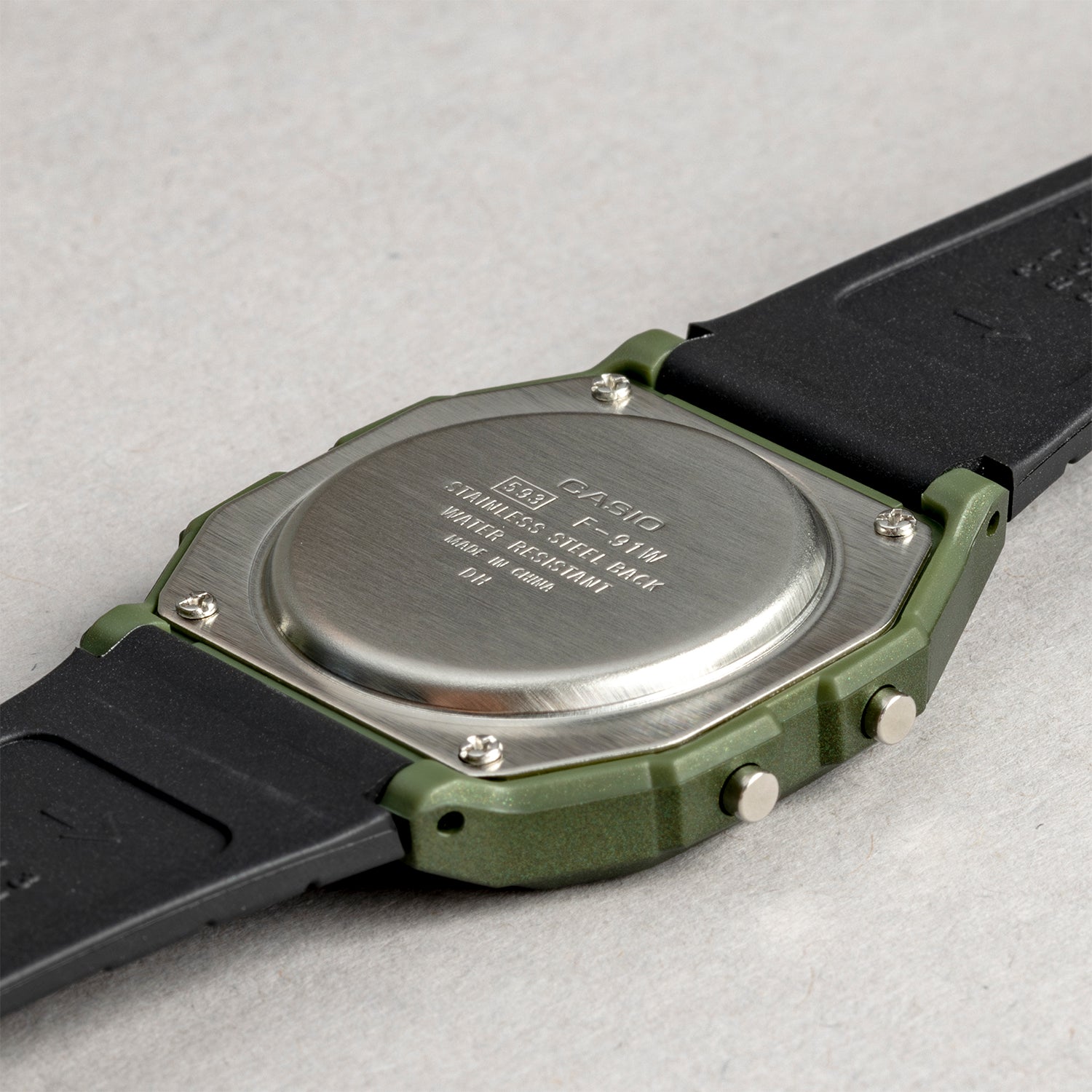 CASIO カシオ F-91WM-3A ブラック ブラック文字盤 デジタル ユニセックス 腕時計