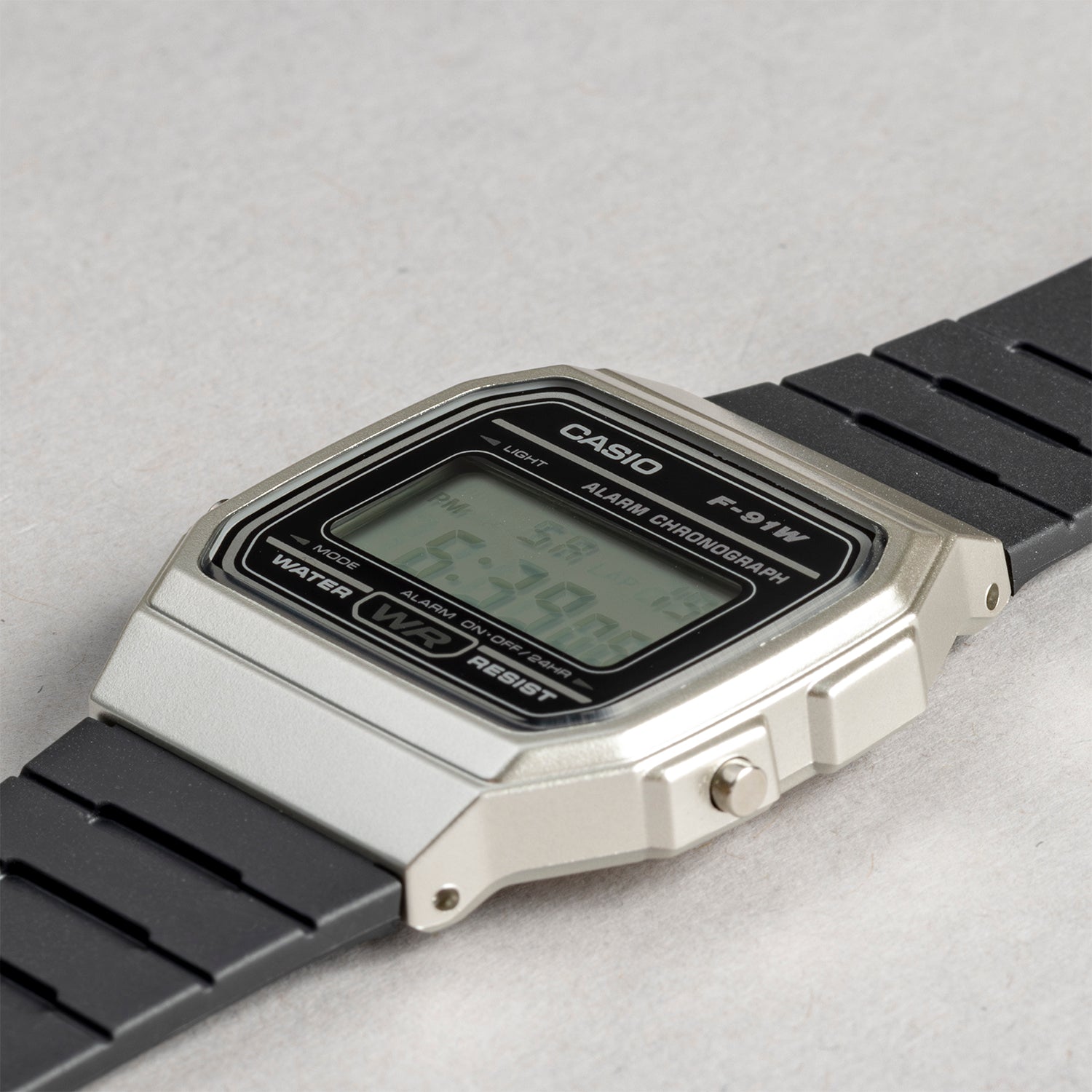 CASIO カシオ F-91WM-7A ブラック ブラック文字盤 デジタル ユニセックス 腕時計