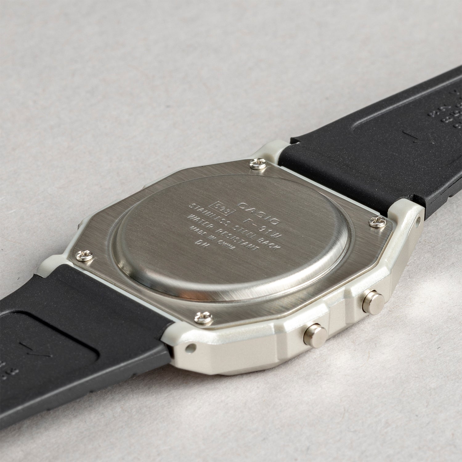 CASIO カシオ F-91WM-7A ブラック ブラック文字盤 デジタル ユニセックス 腕時計