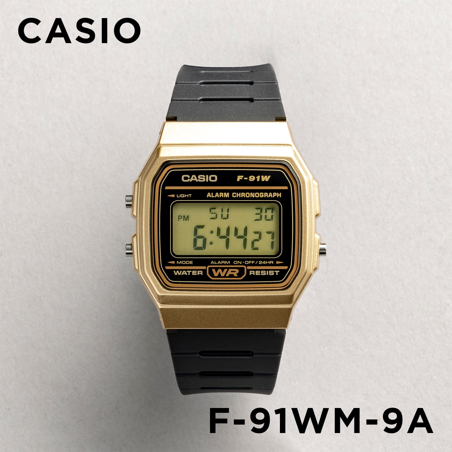 CASIO カシオ F-91WM-9A ブラック ブラック文字盤 デジタル ユニセックス 腕時計