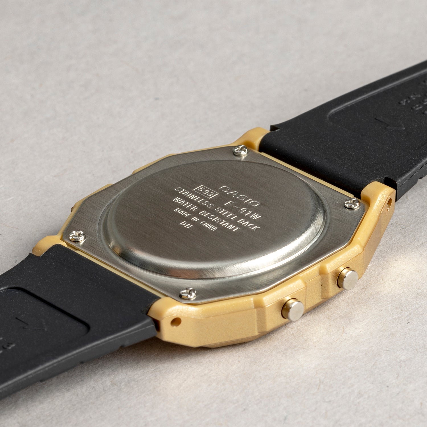 CASIO カシオ F-91WM-9A ブラック ブラック文字盤 デジタル ユニセックス 腕時計