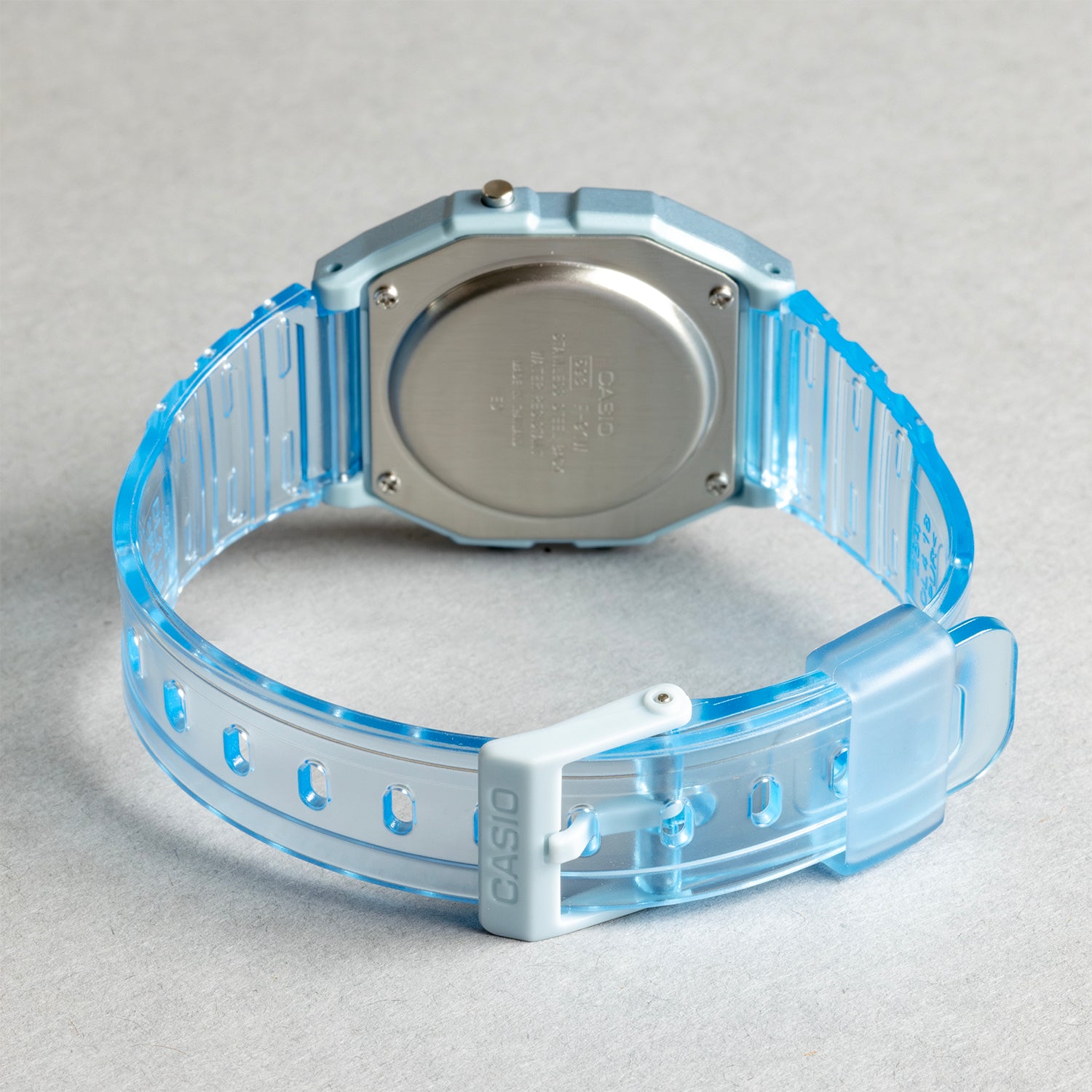 CASIO カシオ F-91WS-2 ブルー ブルー文字盤 デジタル ユニセックス 腕時計 ベルト