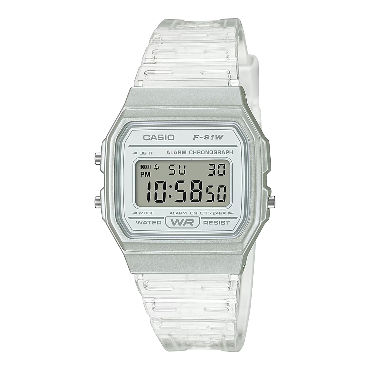 CASIO カシオ F-91WS-7 ホワイト ホワイト文字盤 デジタル メンズ 腕時計