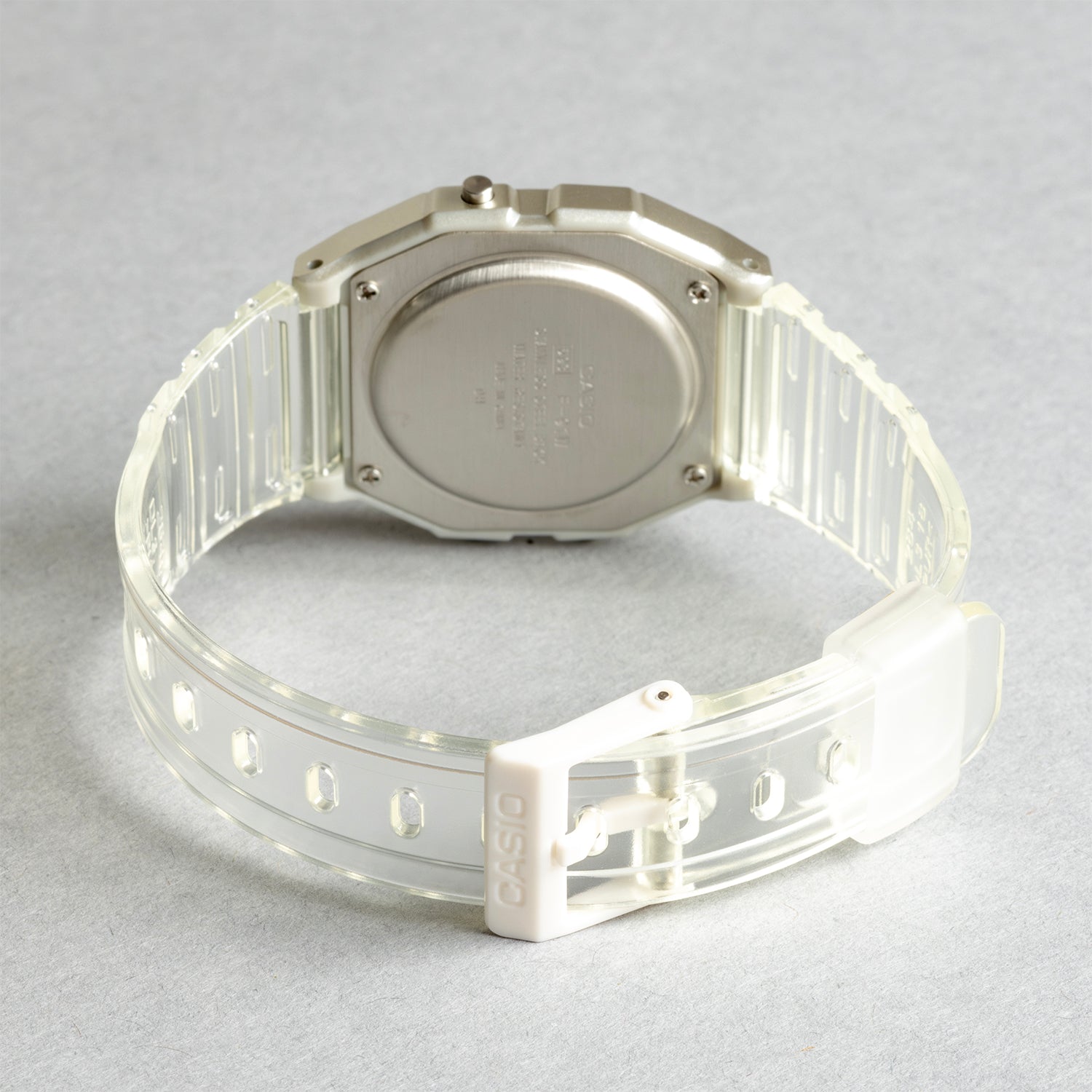 CASIO カシオ F-91WS-7 ホワイト ホワイト文字盤 デジタル ユニセックス 腕時計 ベルト