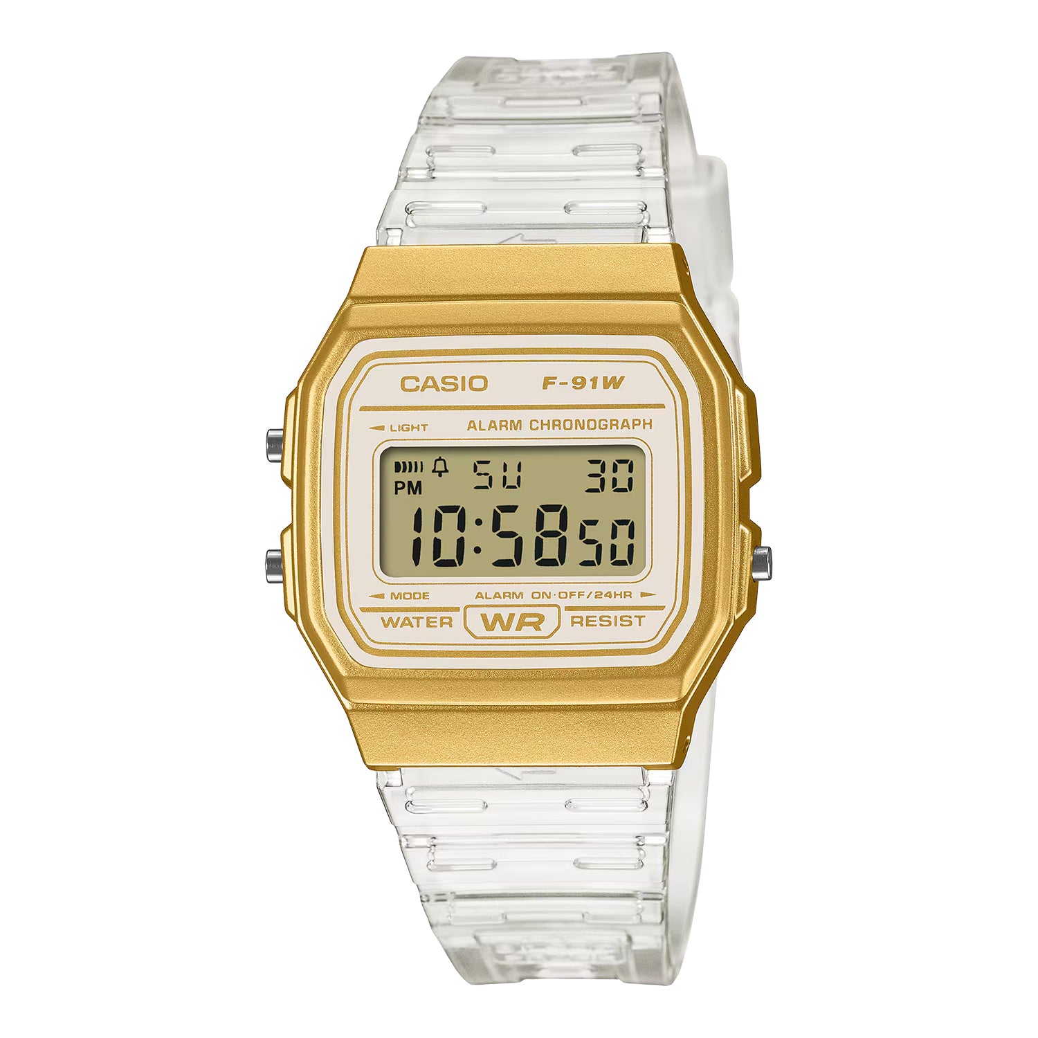 CASIO カシオ F-91WS-7A2 ホワイト ホワイト文字盤 デジタル メンズ 腕時計