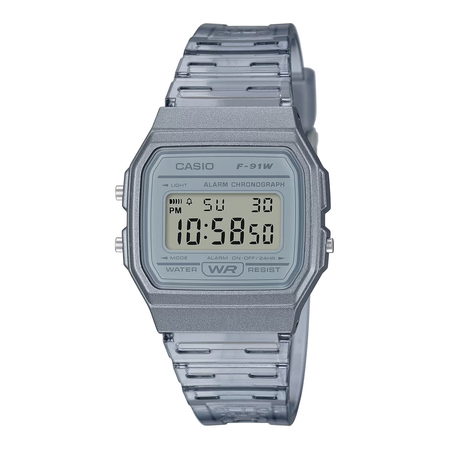 CASIO カシオ F-91WS-8 グレー グレー文字盤 デジタル メンズ 腕時計
