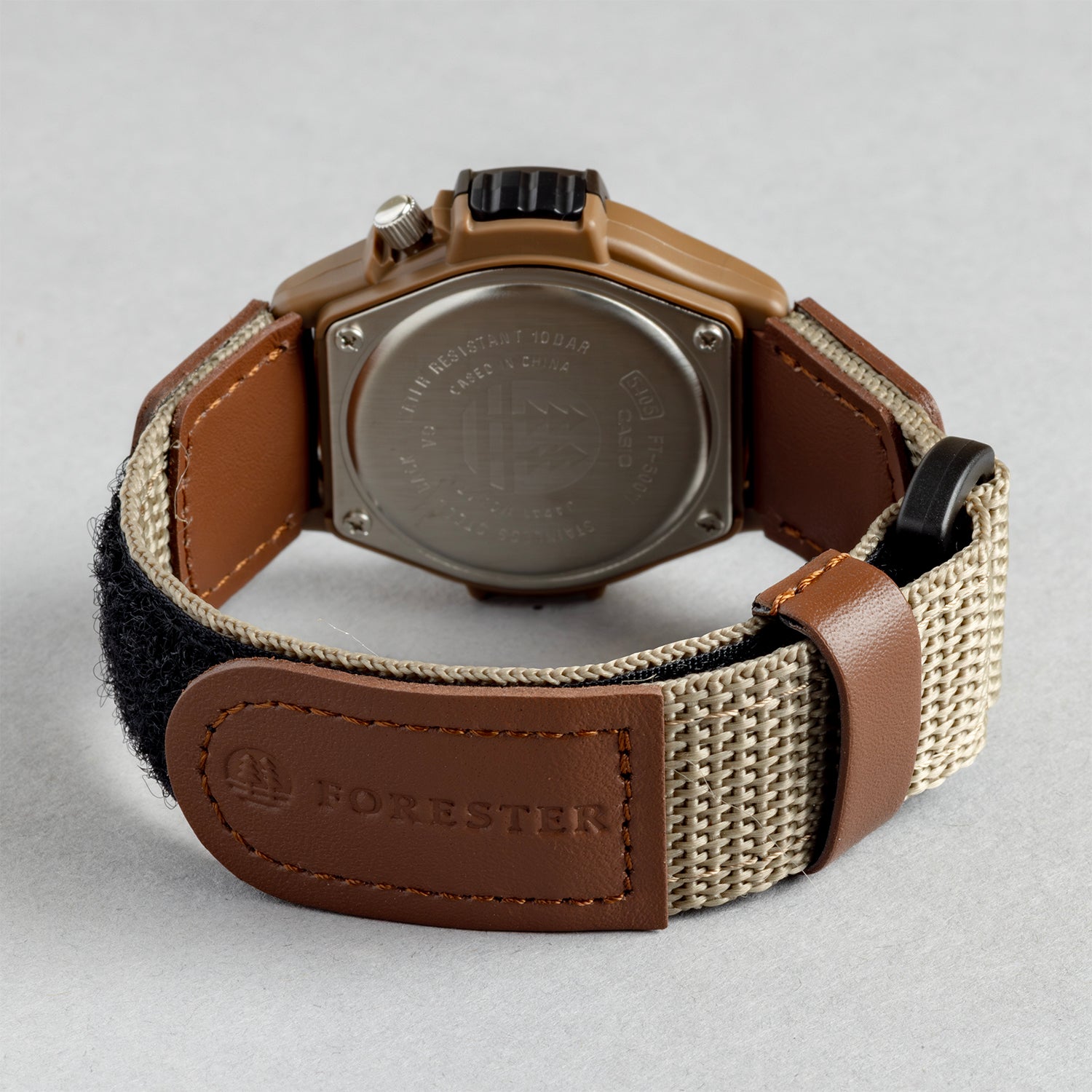 CASIO カシオ FT-500WC-5B ブラウン ベージュ文字盤 アナログ メンズ 腕時計 ベルト