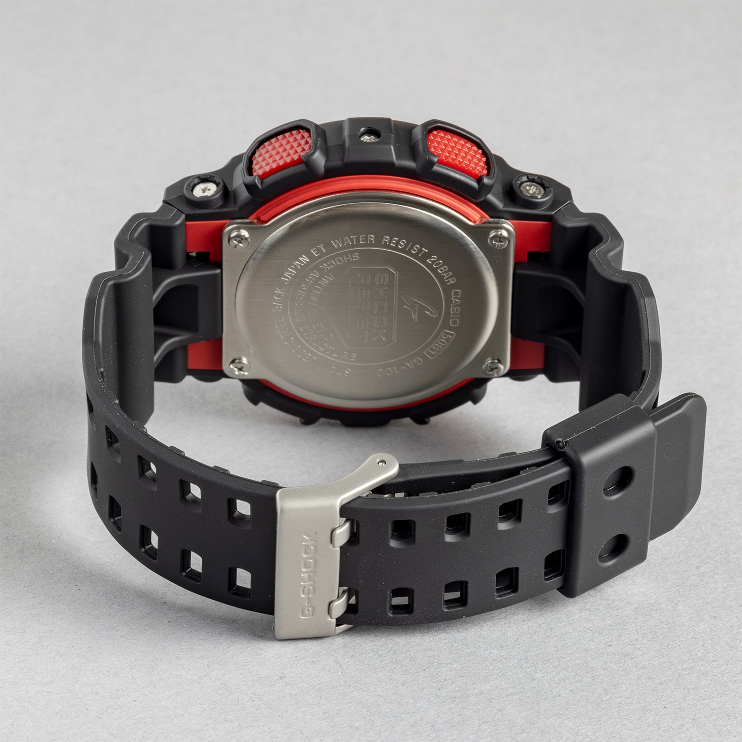 CASIO カシオ GA-100-1A4 ブラック ブラック文字盤 アナデジ メンズ 腕時計 ベルト