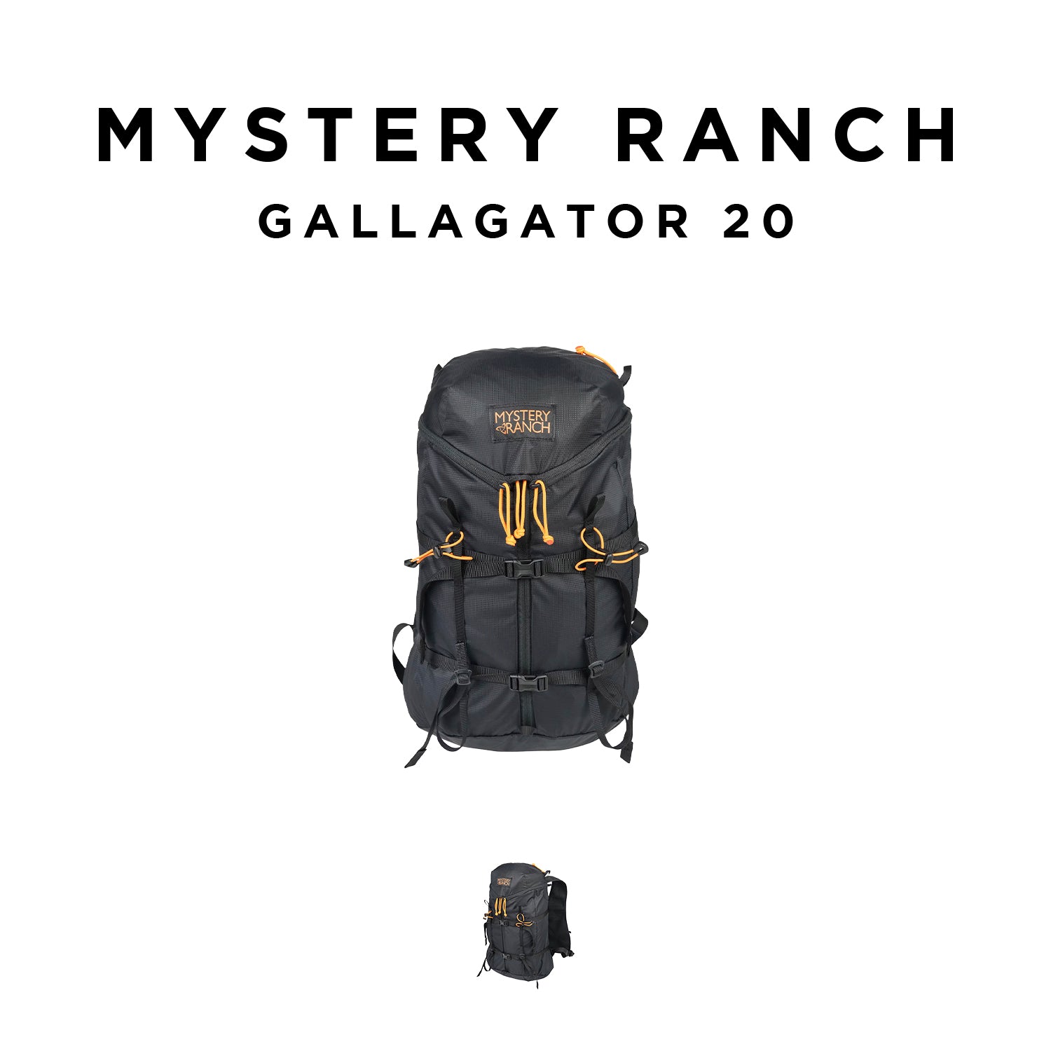 MYSTERY RANCH ギャラゲーター 20 ブラック バックパック