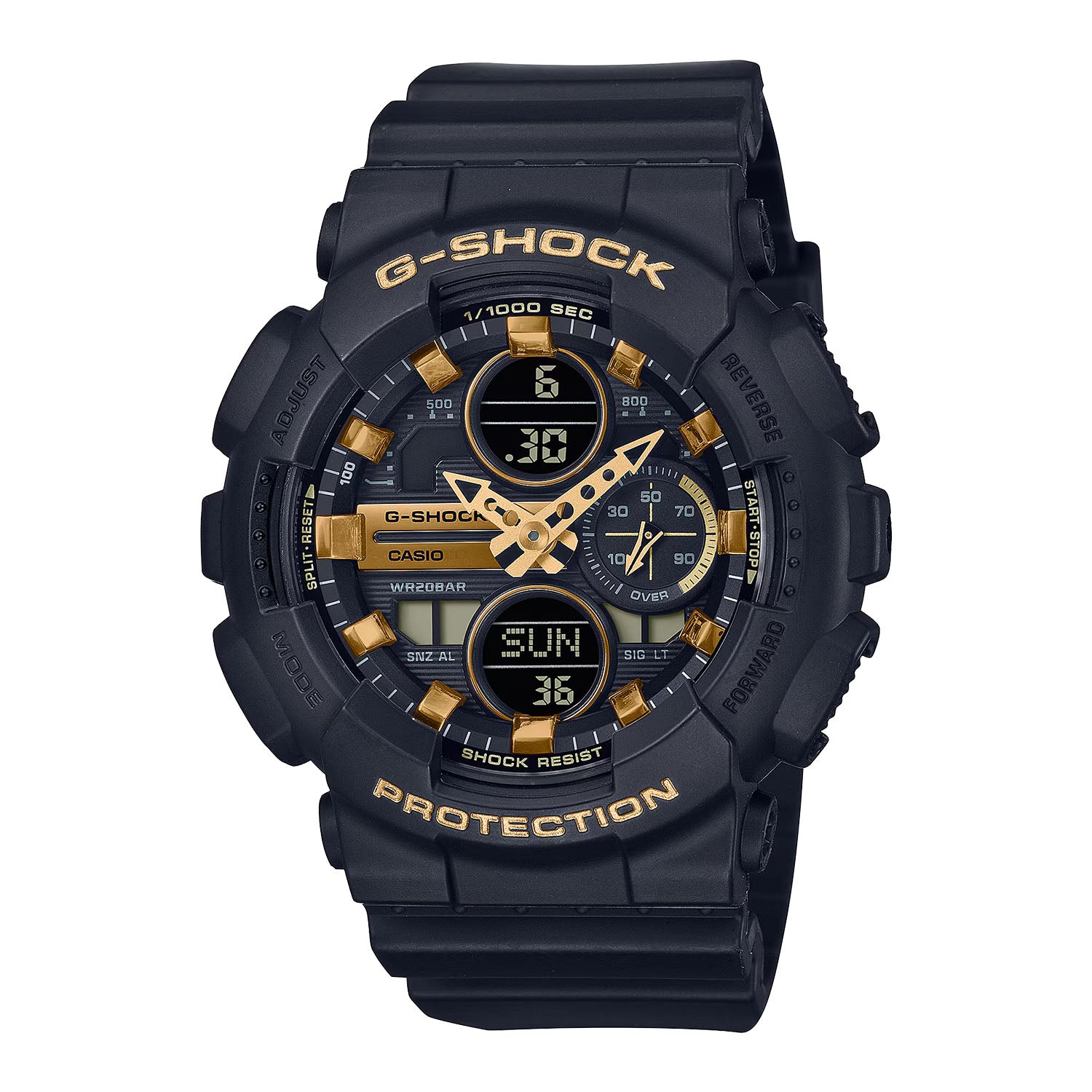 CASIO カシオ GMA-S140M-1A ブラック ブラック文字盤 アナデジ レディース 腕時計
