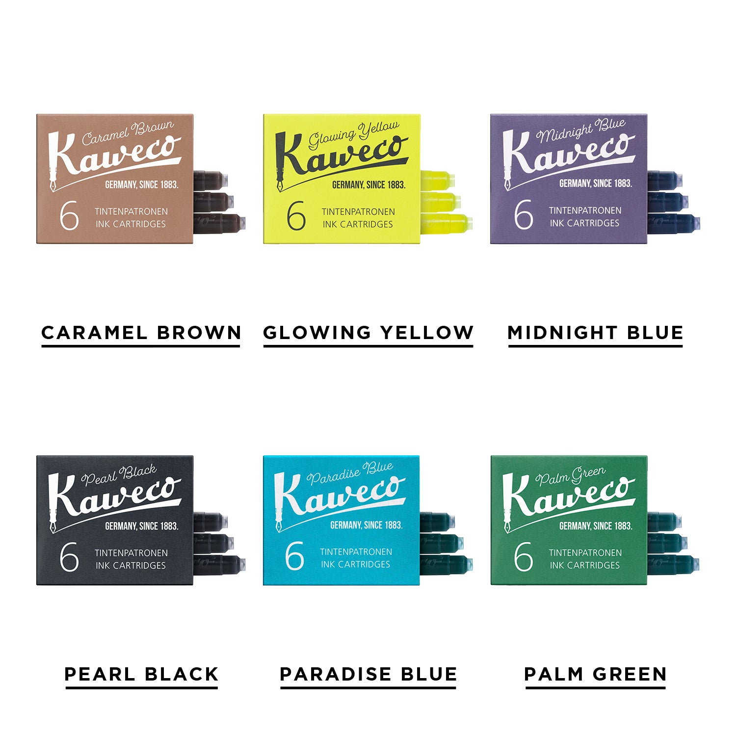 Kaweco インクカートリッジ 6パック