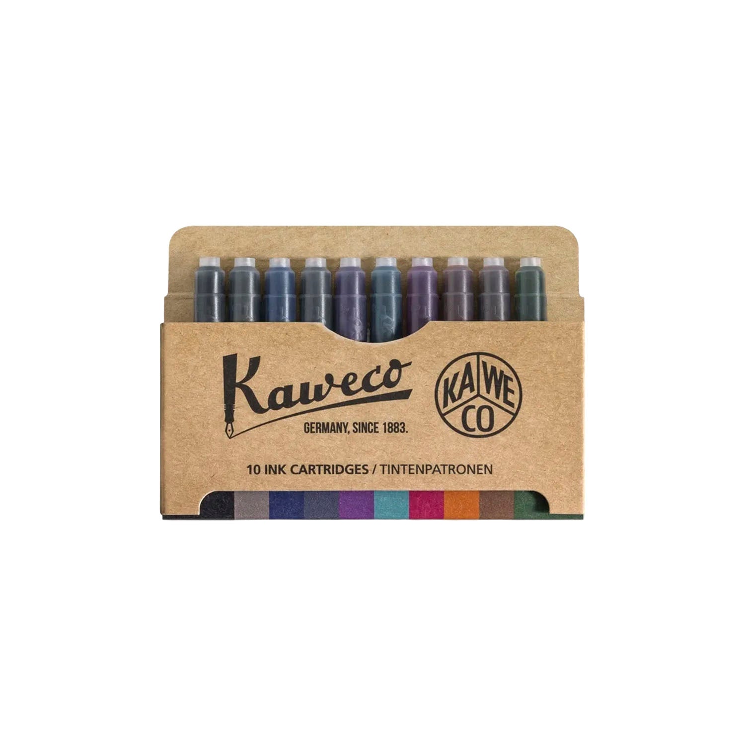 KAWECO カヴェコ インクカートリッジ 10色セット インクカートリッジ 筆記具