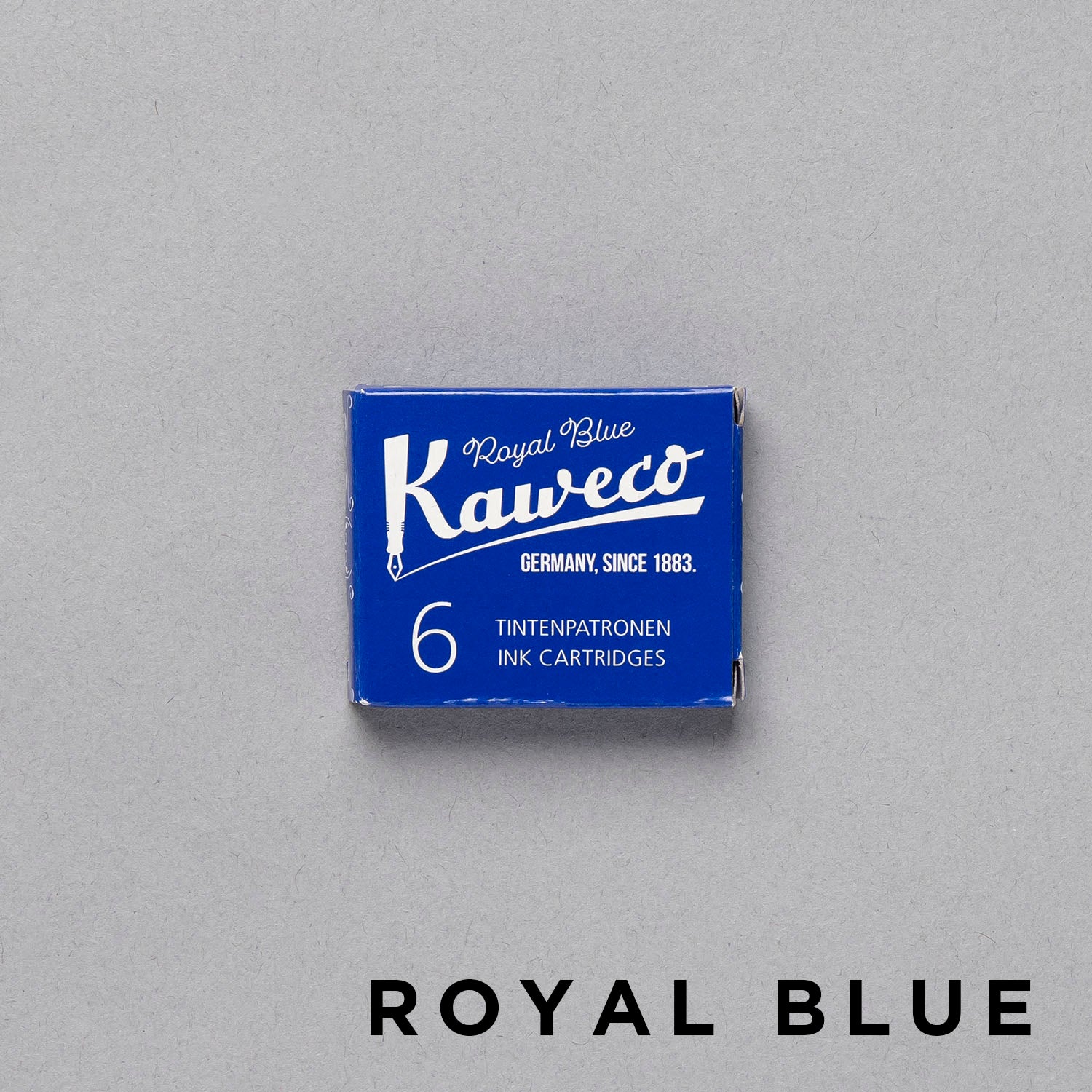 KAWECO カヴェコ インクカートリッジ6本入り ロイヤルブルー インクカートリッジ 筆記具