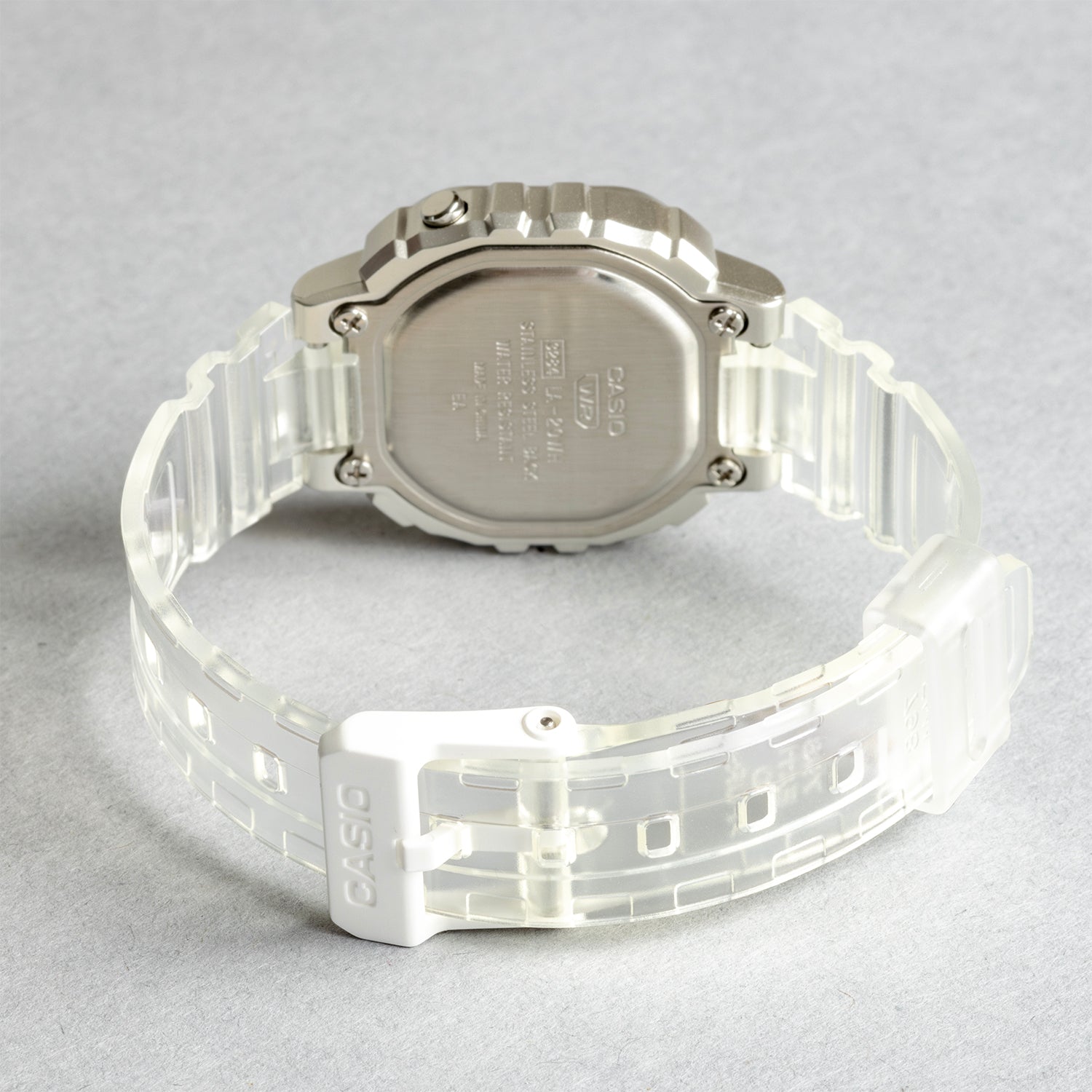 CASIO カシオ LA-20WHS-7A ホワイト ホワイト文字盤 デジタル レディース 腕時計