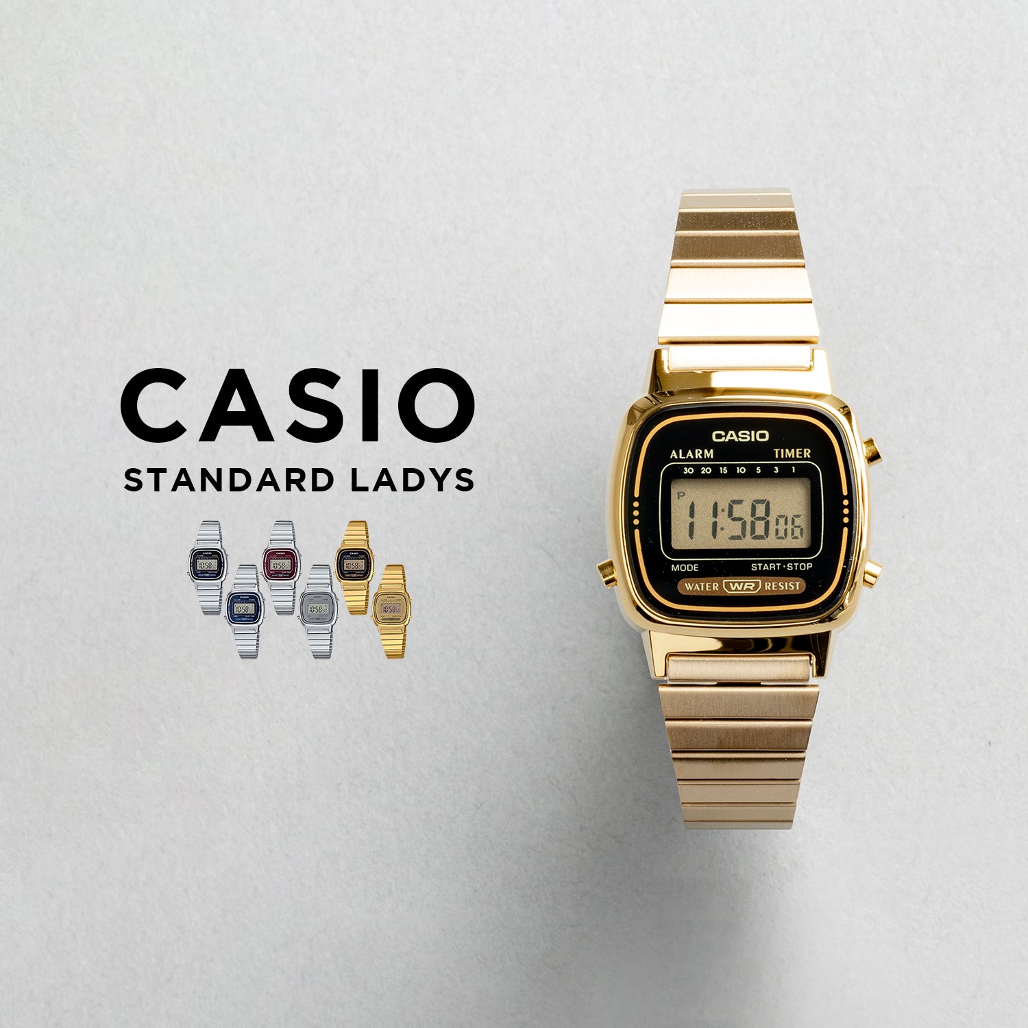 CASIO カシオ LA670WA デジタル レディース 腕時計