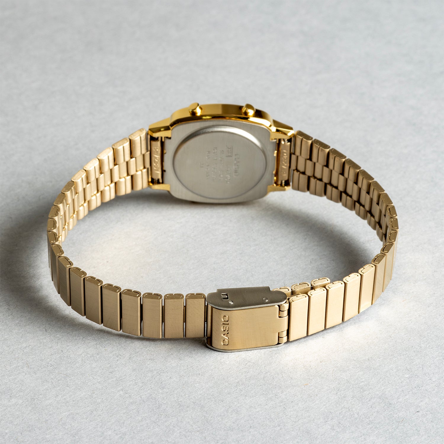 CASIO カシオ LA670WGA-1 ゴールド ブラック文字盤 デジタル レディース 腕時計