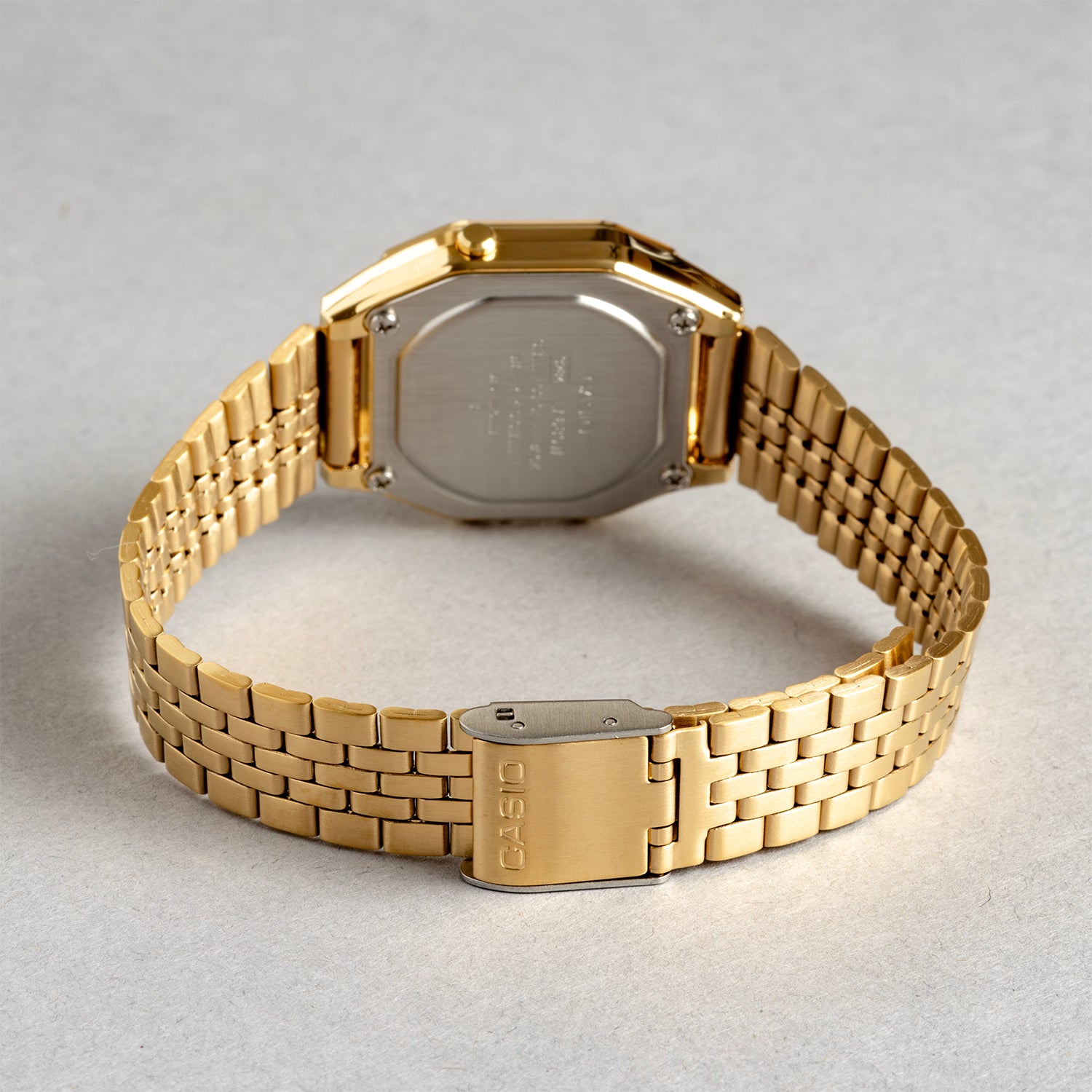 CASIO カシオ LA680WGA-9B ゴールド ゴールド文字盤 デジタル レディース 腕時計 ベルト