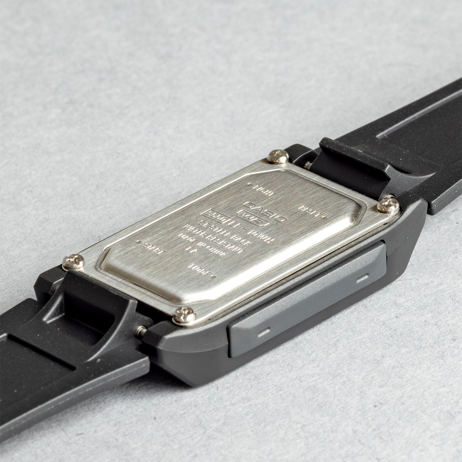 CASIO カシオ LF-10WH-1 ブラック ブラック文字盤 デジタル レディース 腕時計 ケースバック