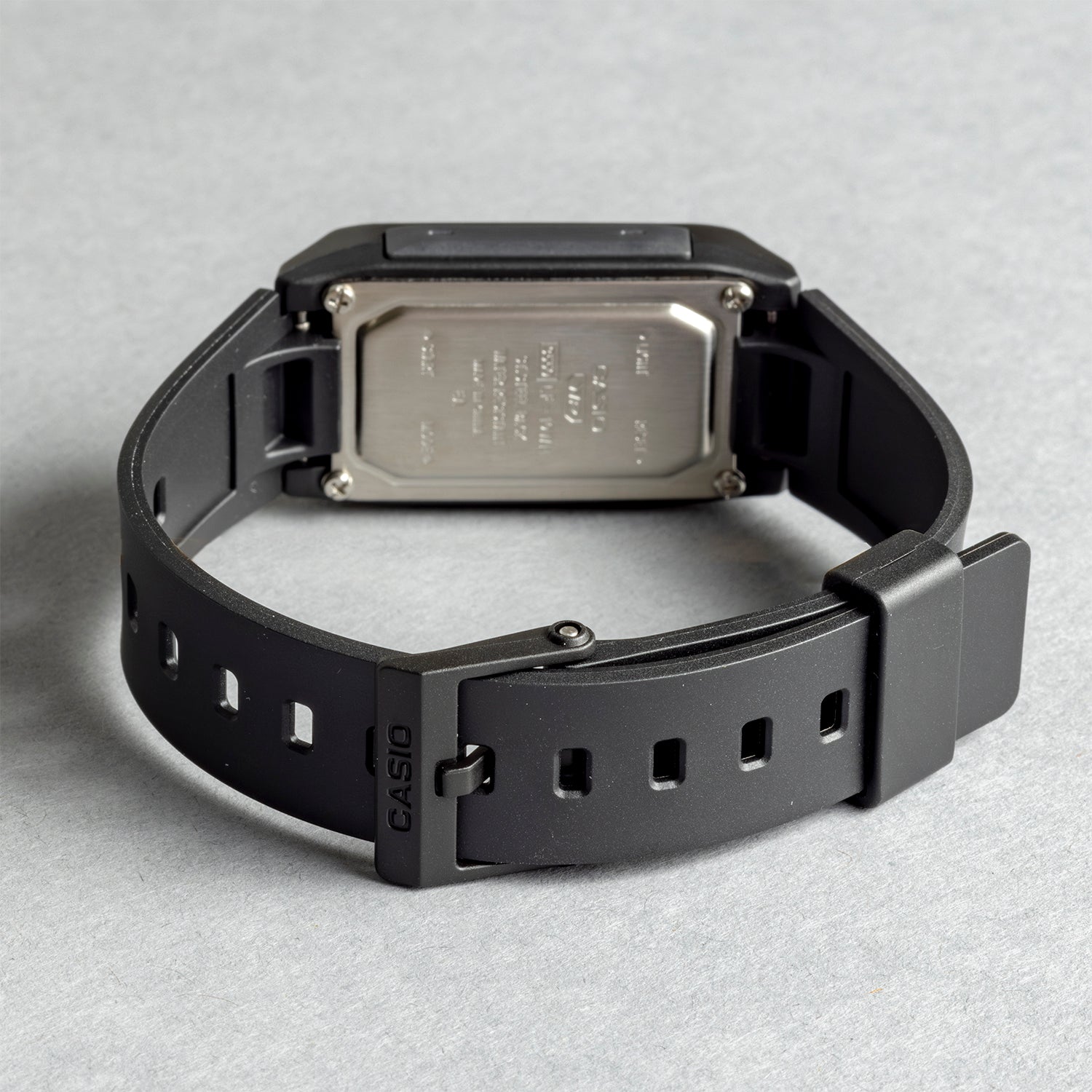 CASIO カシオ LF-10WH-1 ブラック ブラック文字盤 デジタル レディース 腕時計 ベルト