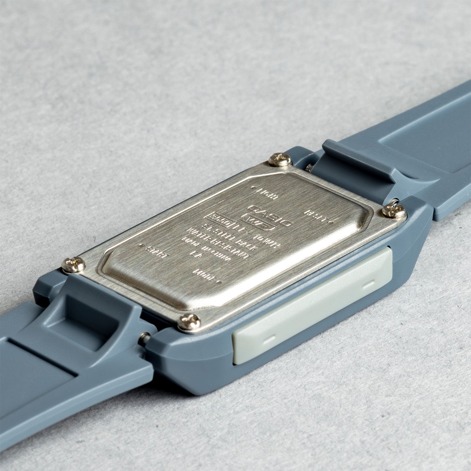 CASIO カシオ LF-10WH-2 ブルー ブルー文字盤 デジタル レディース 腕時計 ケースバック