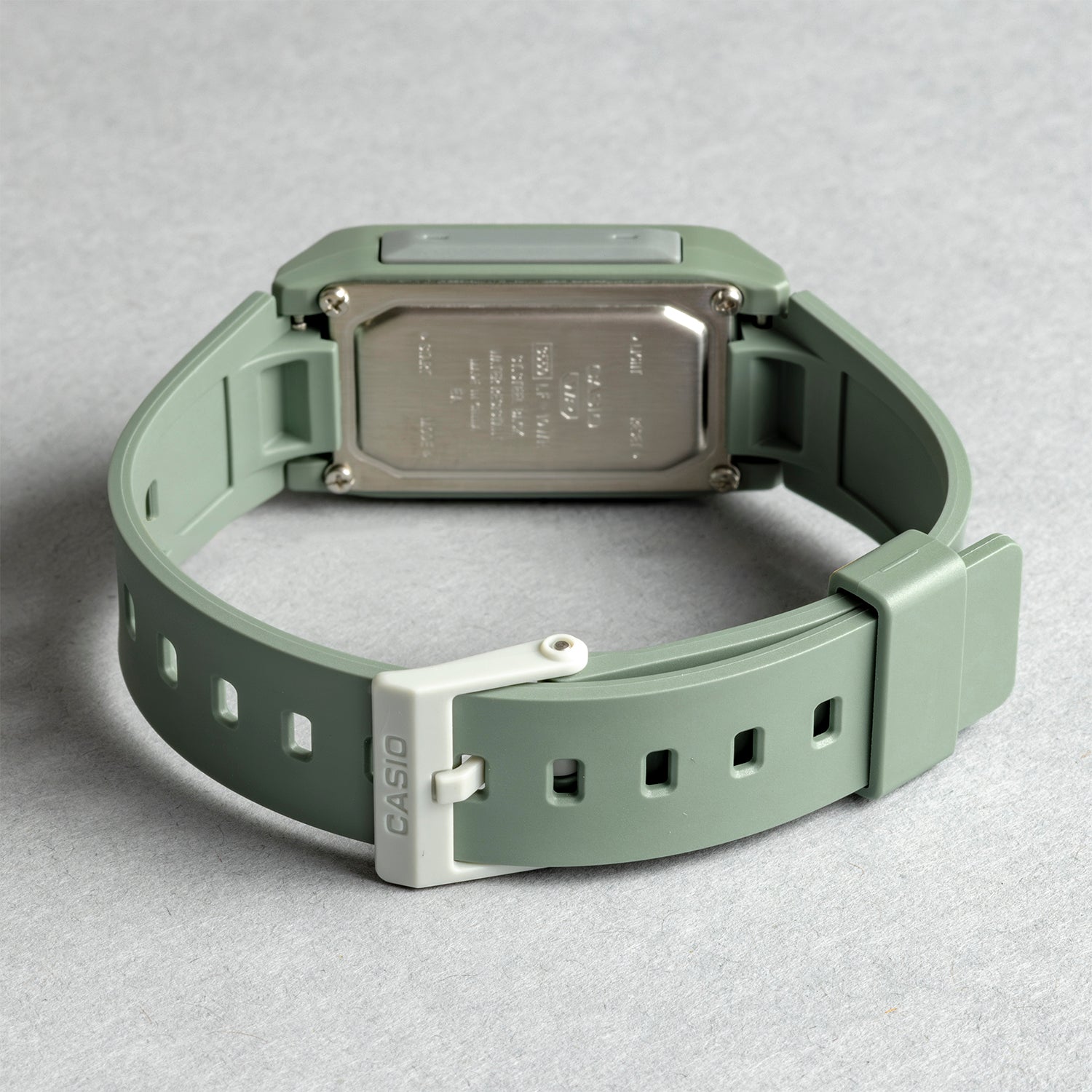 CASIO カシオ LF-10WH-3 グリーン グリーン文字盤 デジタル レディース 腕時計 ベルト