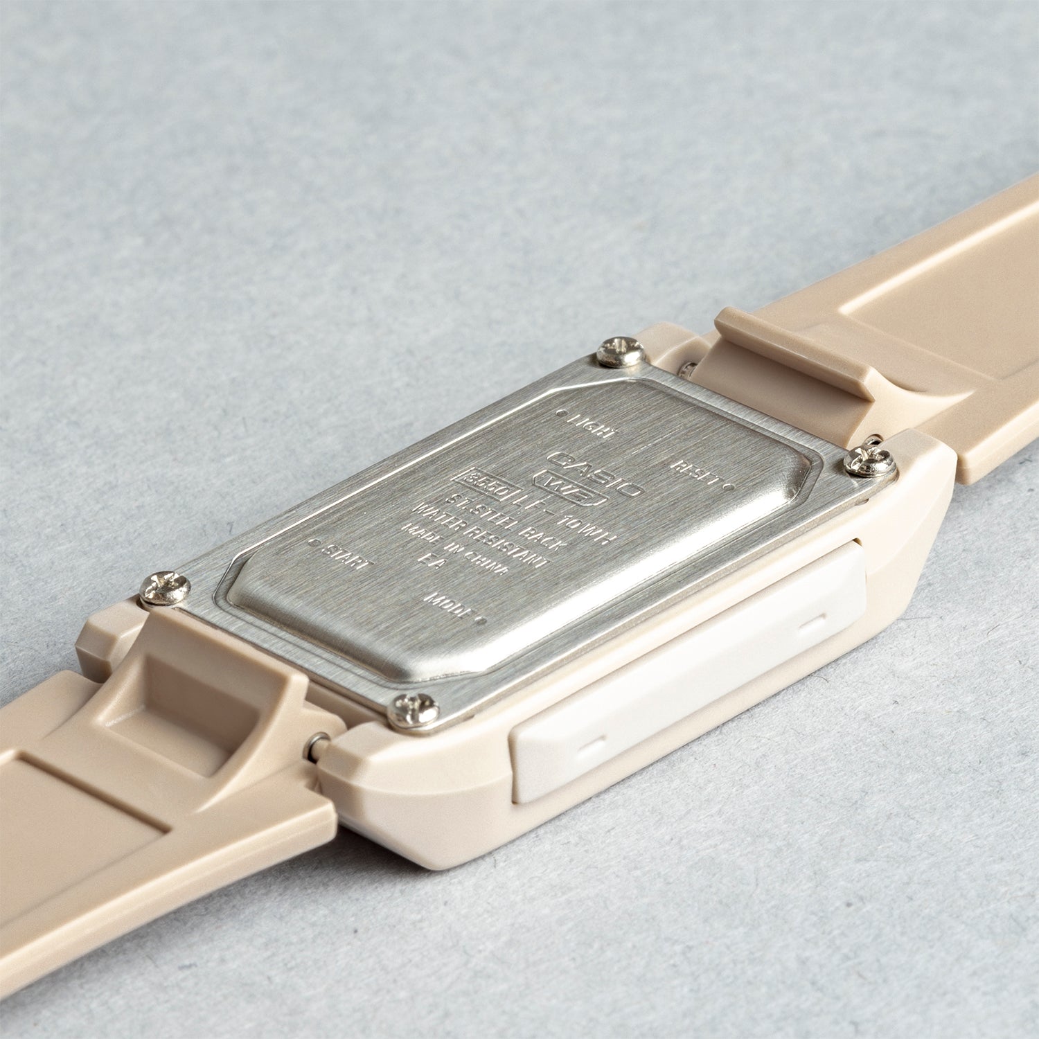 CASIO カシオ LF-10WH-4 ピンク ピンク文字盤 デジタル レディース 腕時計 ケースバック