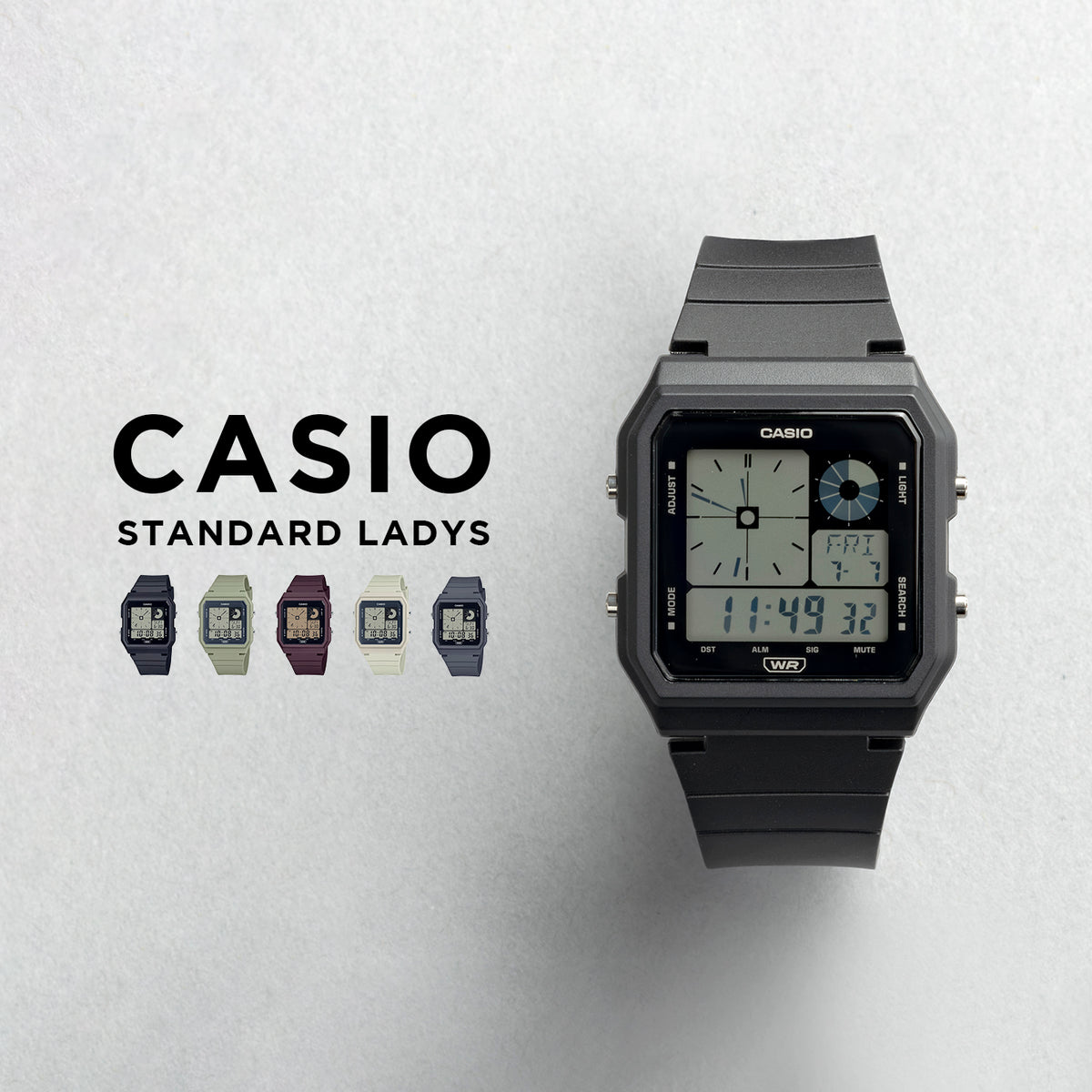 CASIO カシオ LF-20W レディース 腕時計 日常生活用防水 10年保証