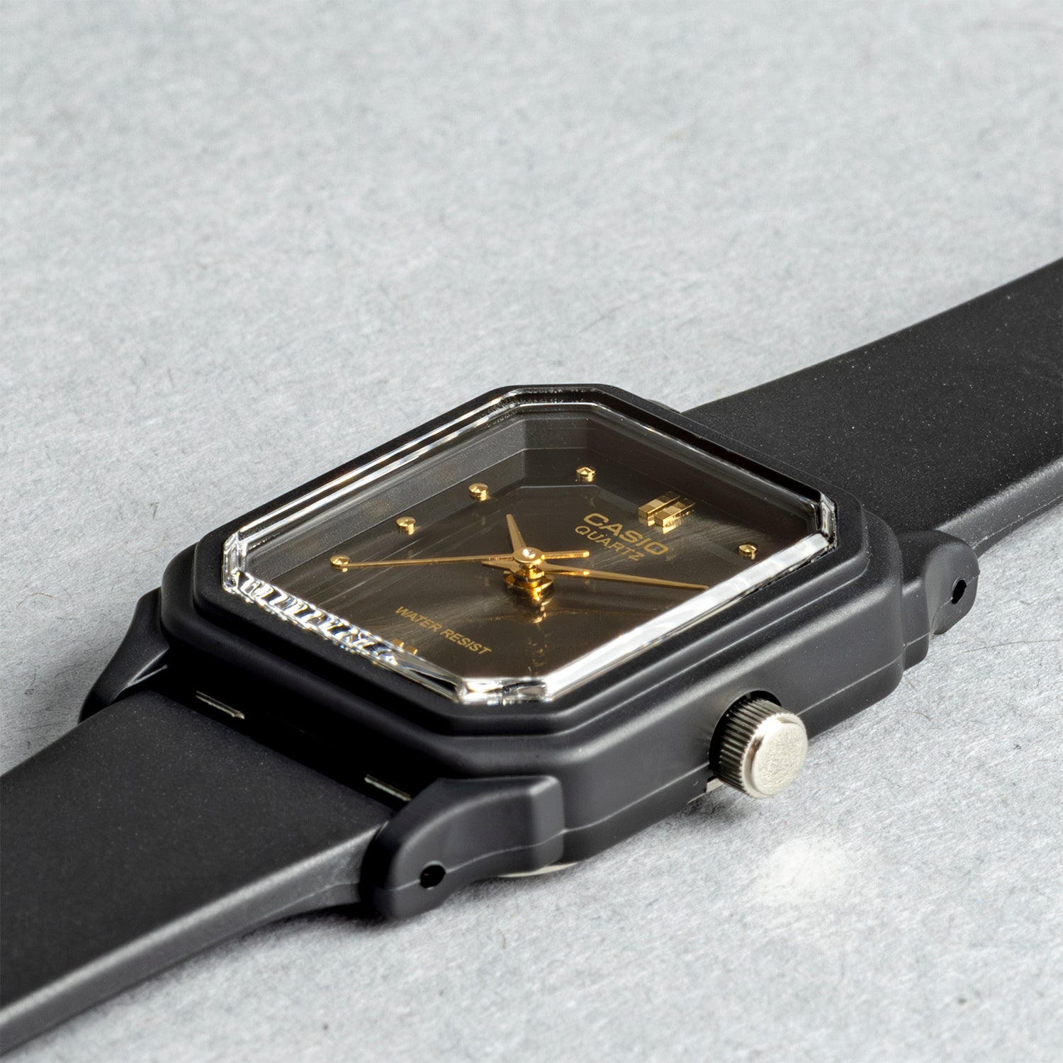 CASIO カシオ LQ-142E-1A ブラック ブラック文字盤 アナログ レディース 腕時計