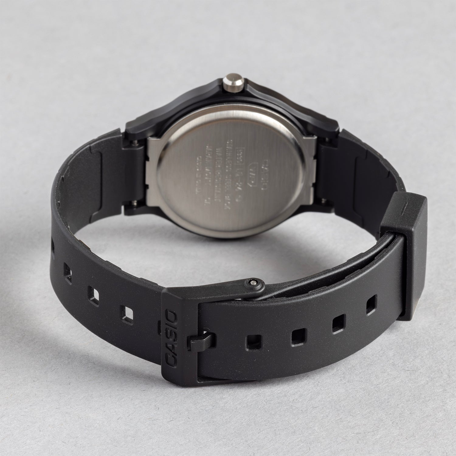 CASIO カシオ LQ-24B-1B ブラック ブラック文字盤 アナログ レディース 腕時計 ベルト