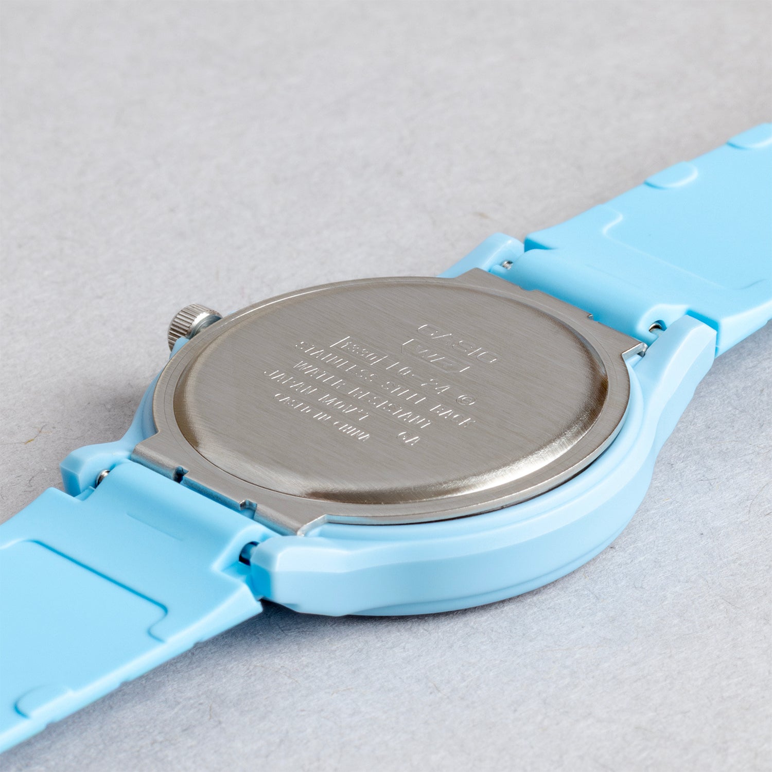 CASIO カシオ LQ-24B-2B ライトブルー ライトブルー文字盤 アナログ レディース 腕時計 ケースバック