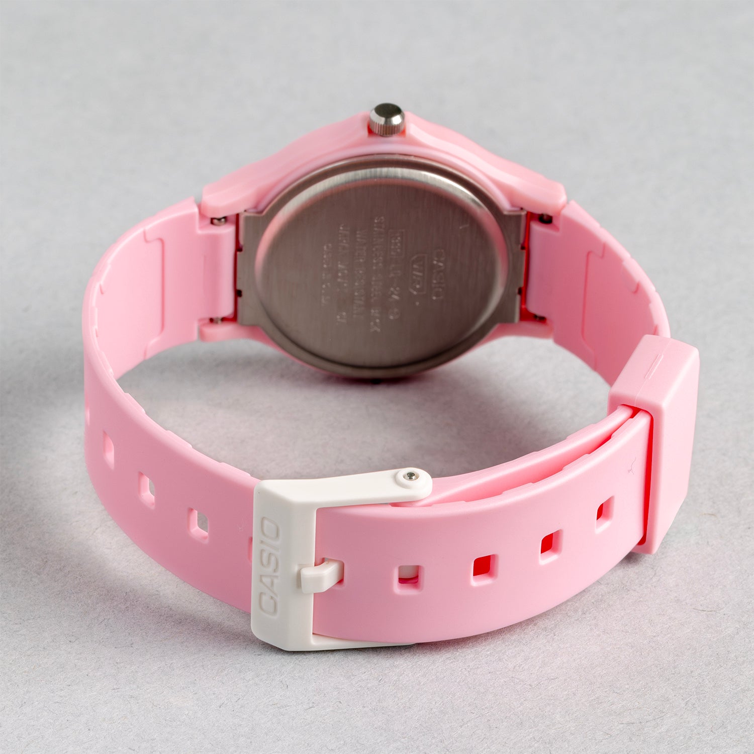 CASIO カシオ LQ-24B-4B ピンク ピンク文字盤 アナログ レディース 腕時計 ベルト