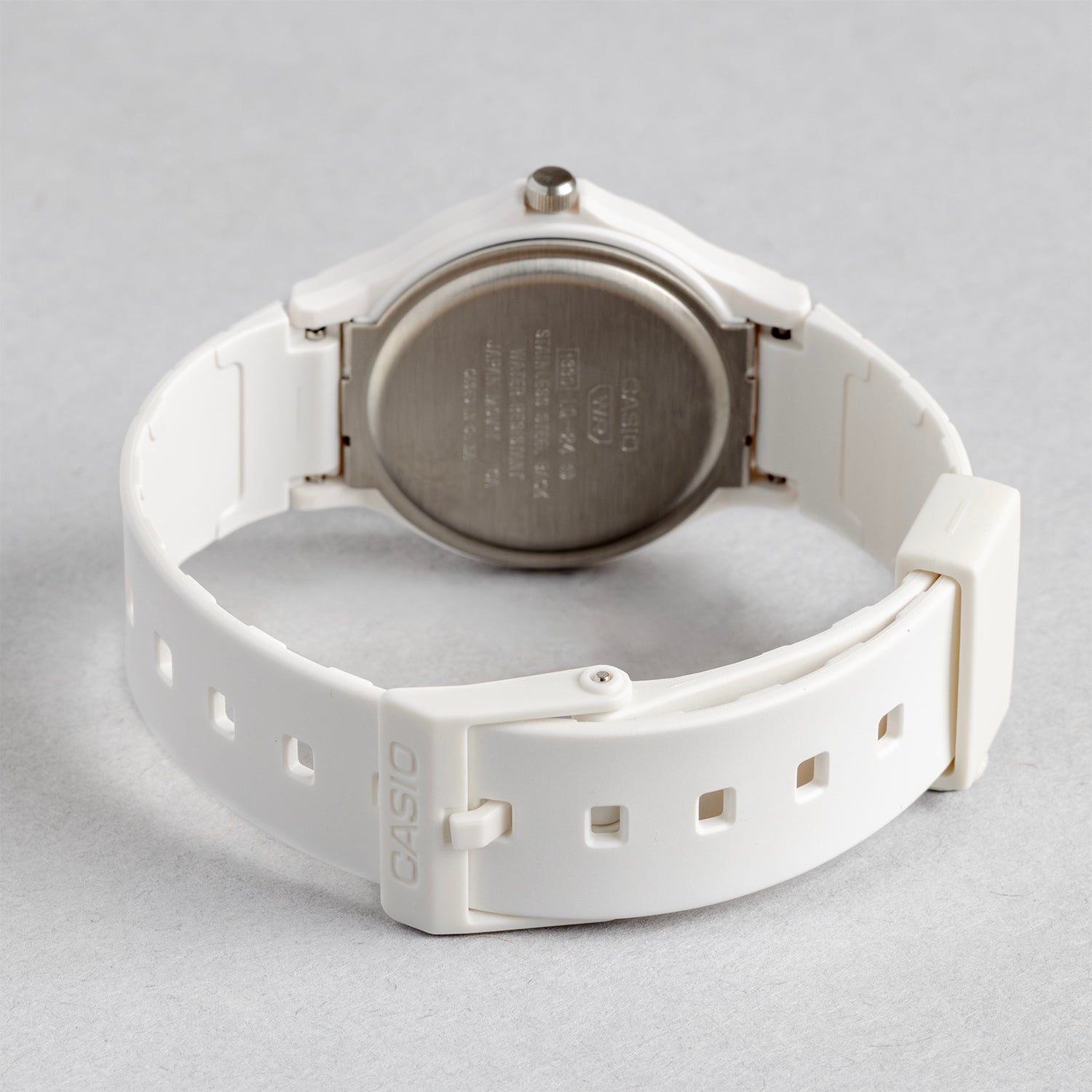 CASIO カシオ LQ-24B-7B ホワイト ホワイト文字盤 アナログ レディース 腕時計 ベルト