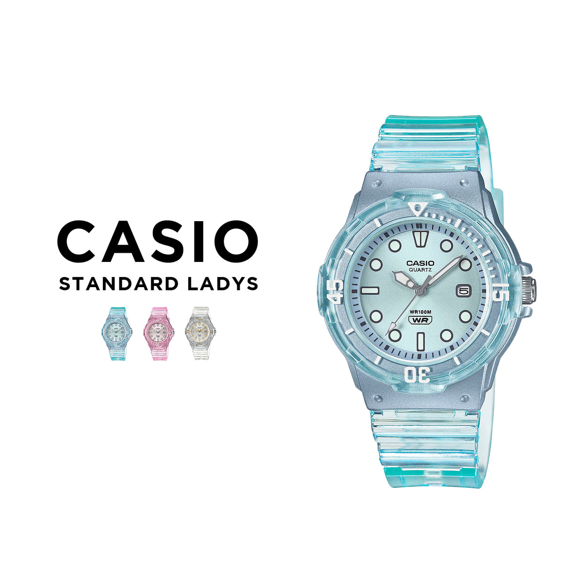 CASIO カシオ LRW-200HS* レディース 腕時計 10気圧防水 10年保証