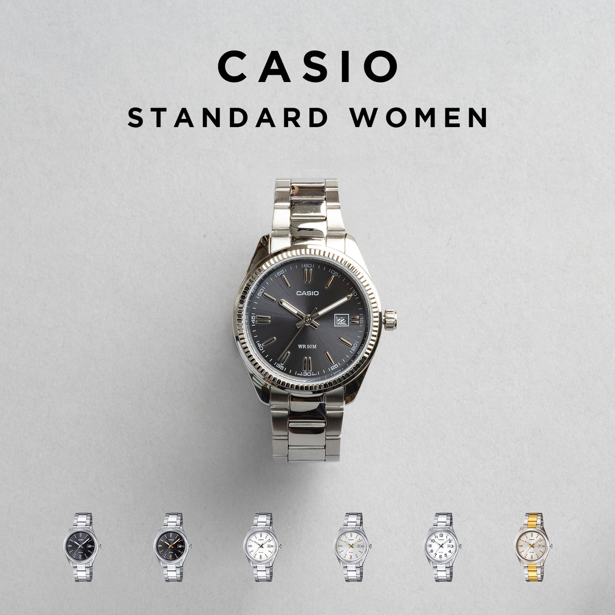 CASIO カシオ LTP-1302D レディース 腕時計 5気圧防水 10年保証