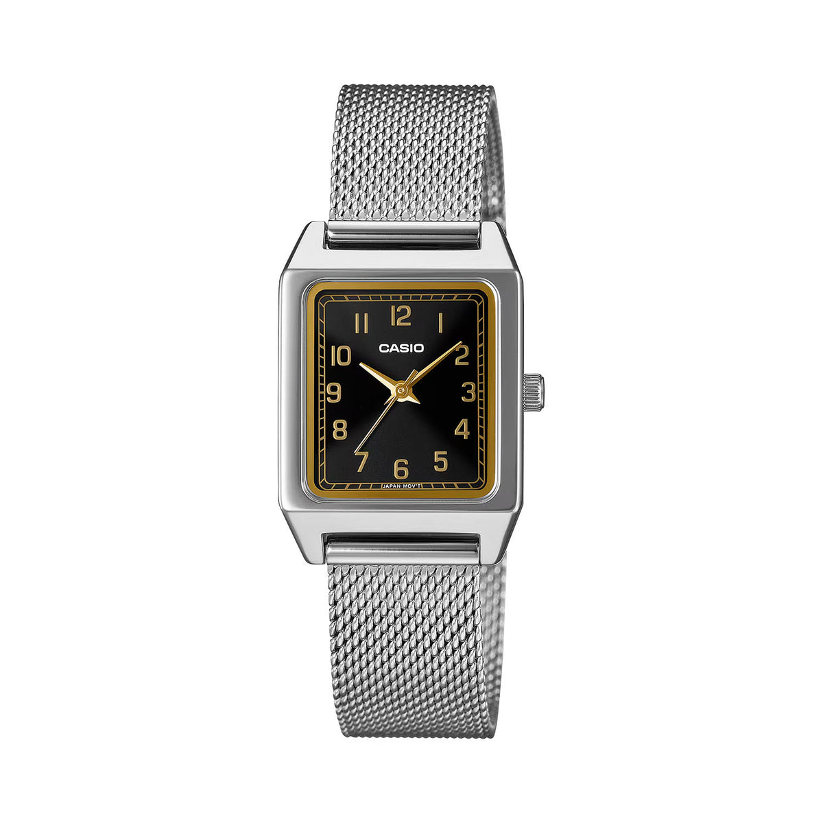 CASIO カシオ LTP-B150M-1B シルバー ブラック文字盤 アナログ レディース 腕時計