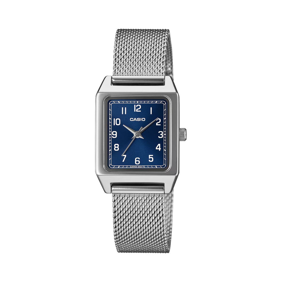 CASIO カシオ LTP-B150M-2B シルバー ネイビー文字盤 アナログ レディース 腕時計