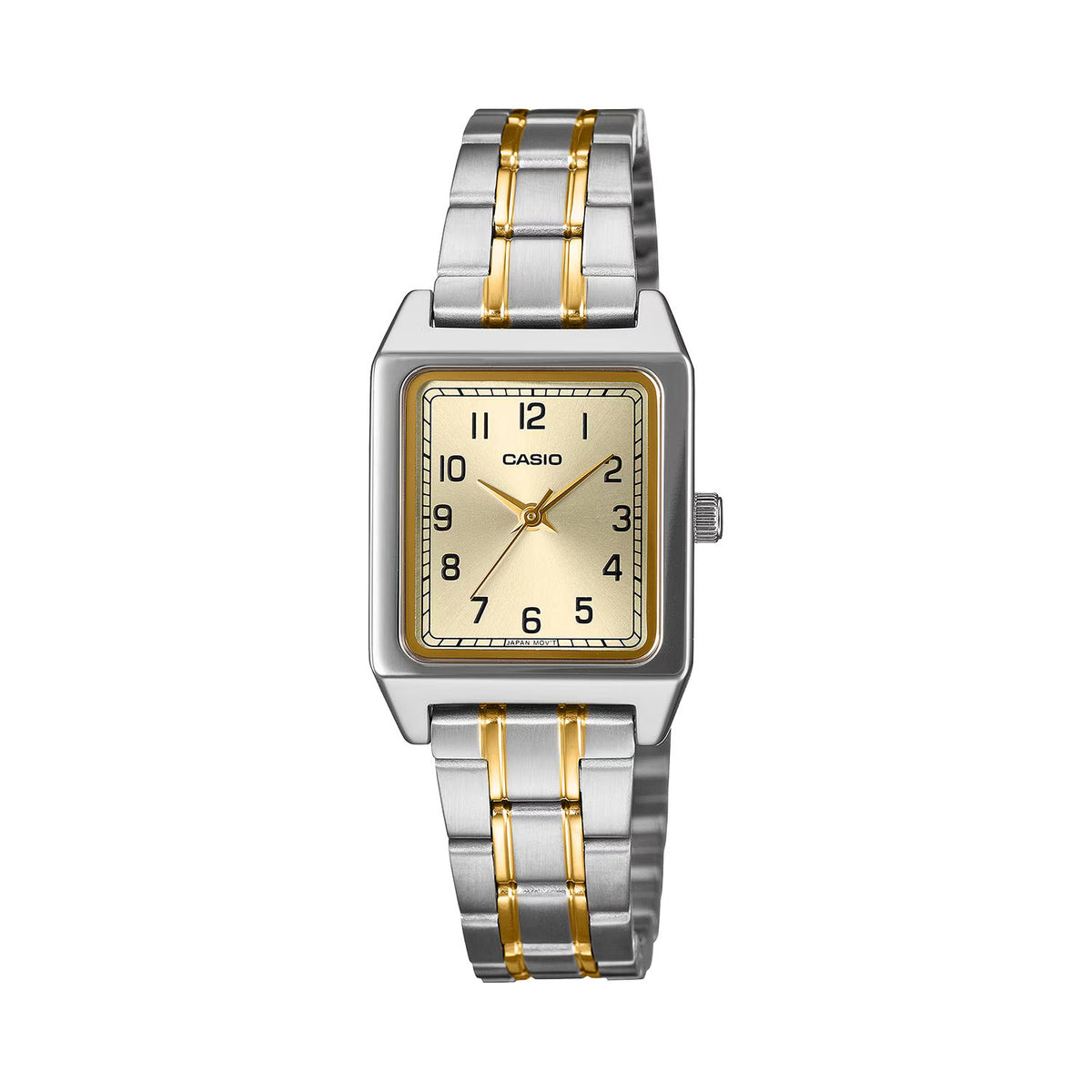 CASIO カシオ LTP-B150SG-9B シルバー ゴールド文字盤 アナログ レディース 腕時計