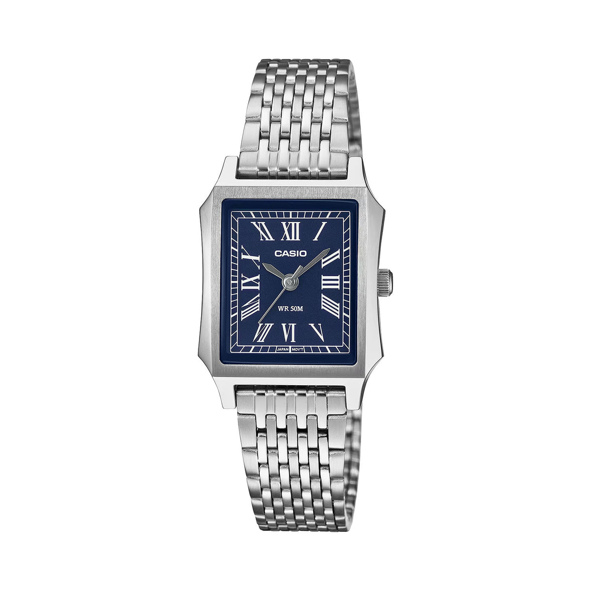CASIO カシオ LTP-B190D-2B シルバー ネイビー文字盤 アナログ レディース 腕時計
