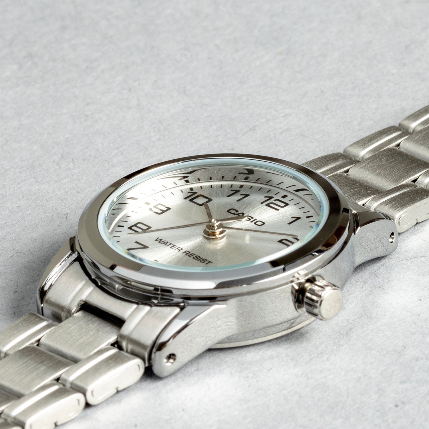 CASIO カシオ LTP-V001D-7B シルバー シルバー文字盤 アナログ レディース 腕時計