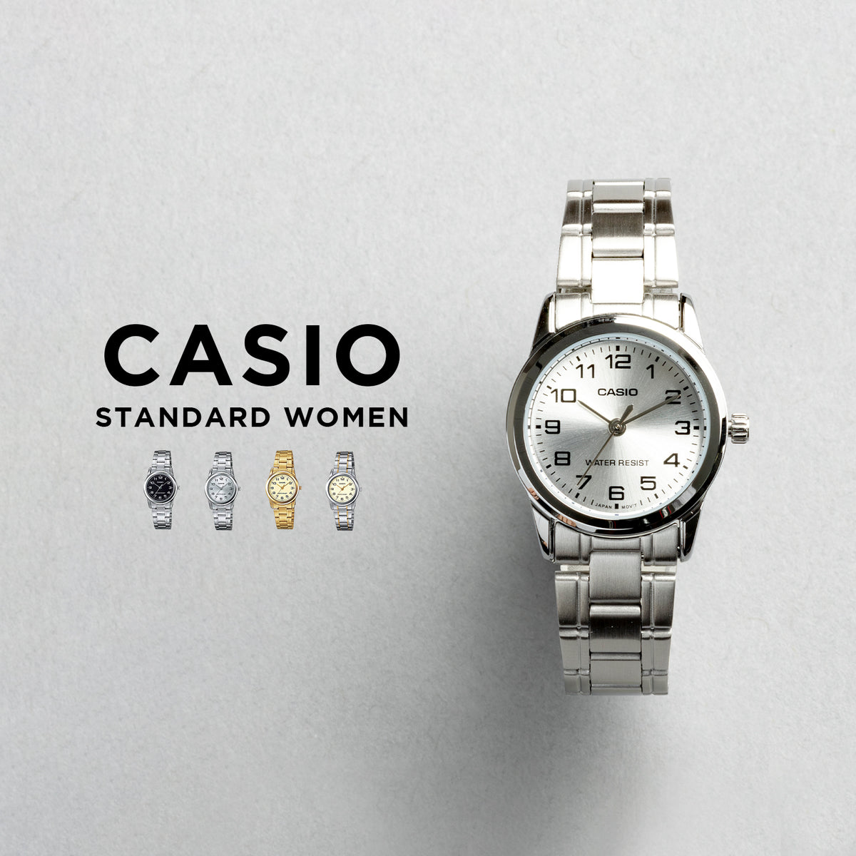 CASIO カシオ LTP-V001D レディース 腕時計 日常生活用防水 10年保証