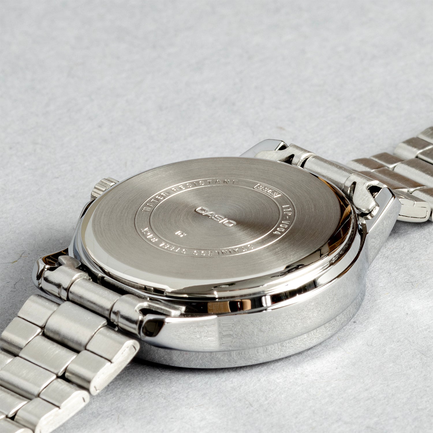 CASIO カシオ LTP-V004D-1B2 シルバー ブラック文字盤 アナログ レディース 腕時計