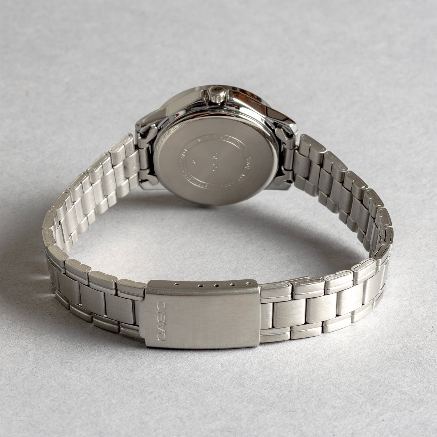 CASIO カシオ LTP-V004D-1B シルバー ブラック文字盤 アナログ レディース 腕時計