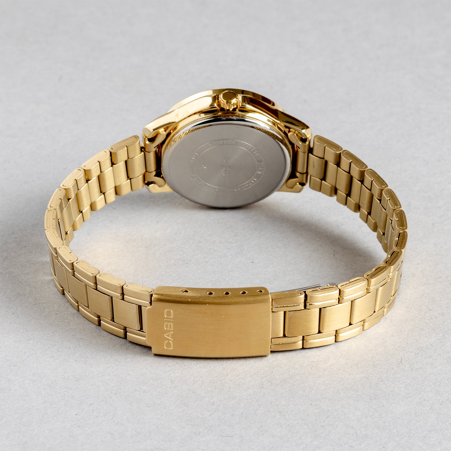 CASIO カシオ LTP-V004G-7B2 ゴールド シルバー文字盤 アナログ レディース 腕時計