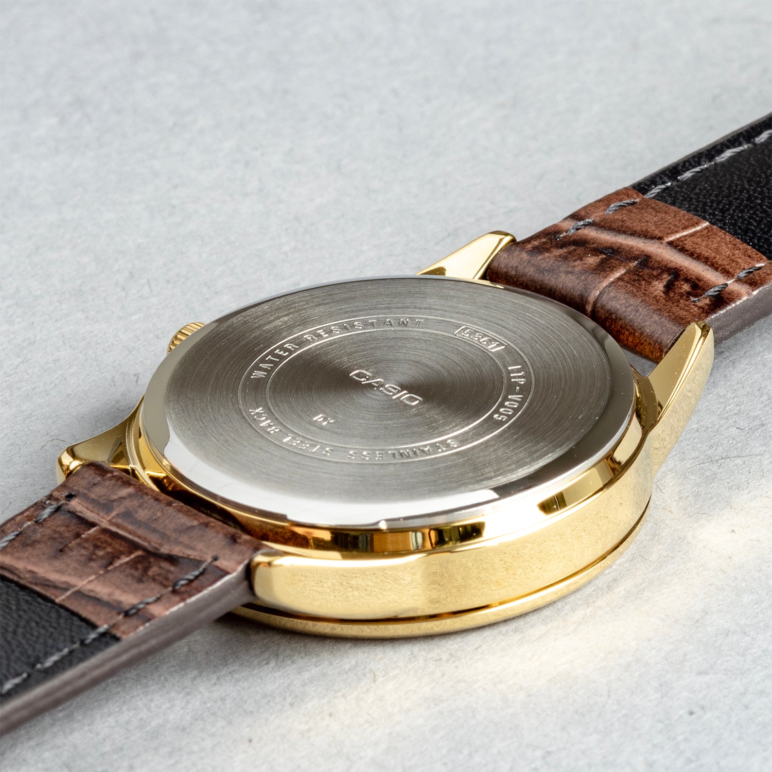 CASIO カシオ LTP-V005GL ブラウン アナログ レディース 腕時計