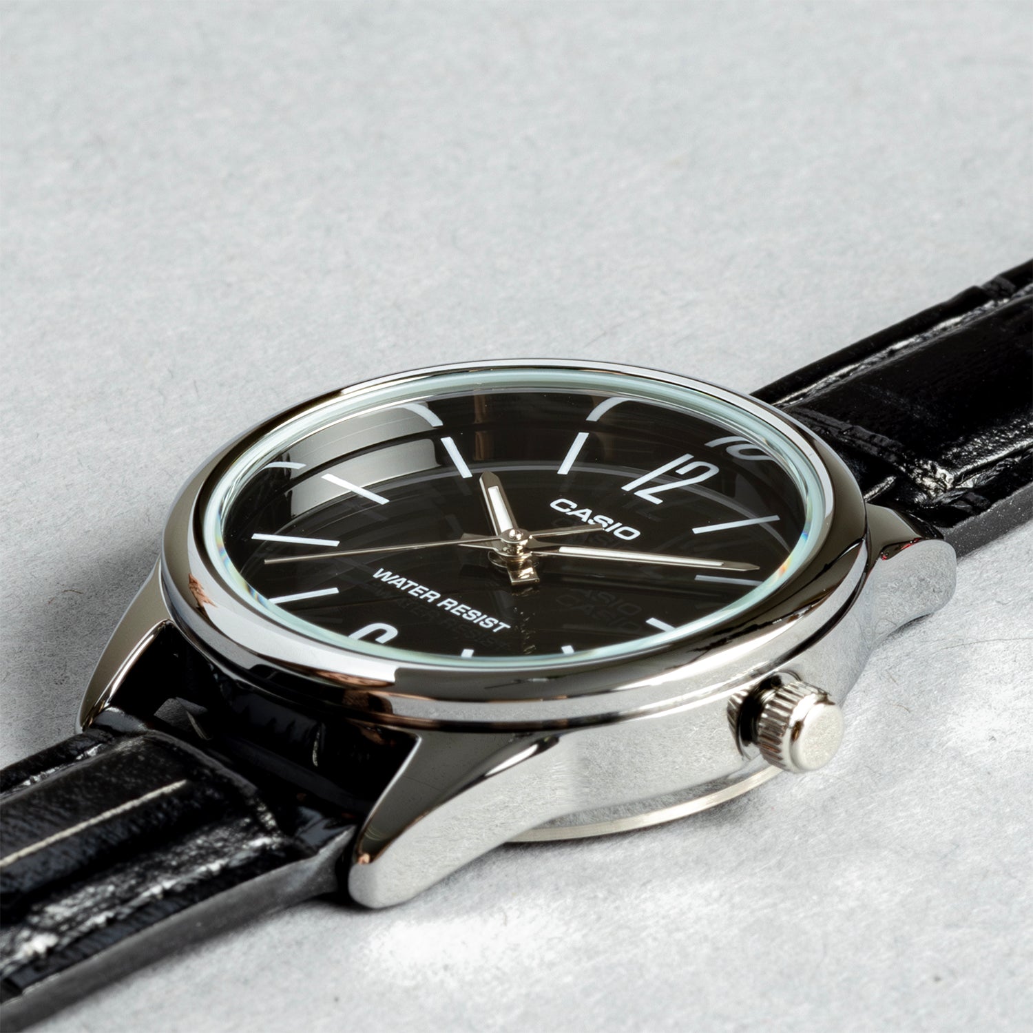 CASIO カシオ LTP-V005L-1B ブラック ブラック文字盤 アナログ レディース 腕時計