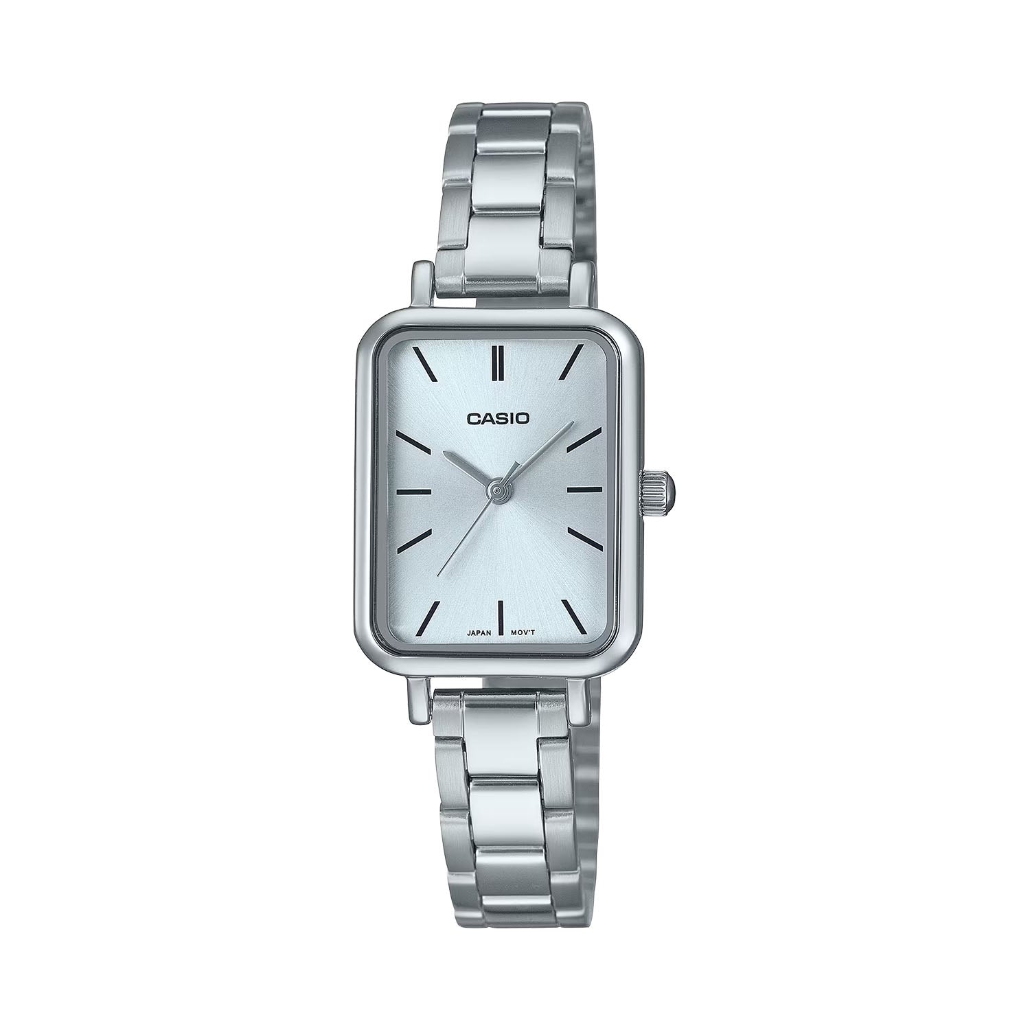 CASIO カシオ LTP-V009D-2E シルバー ブルー文字盤 アナログ レディース 腕時計