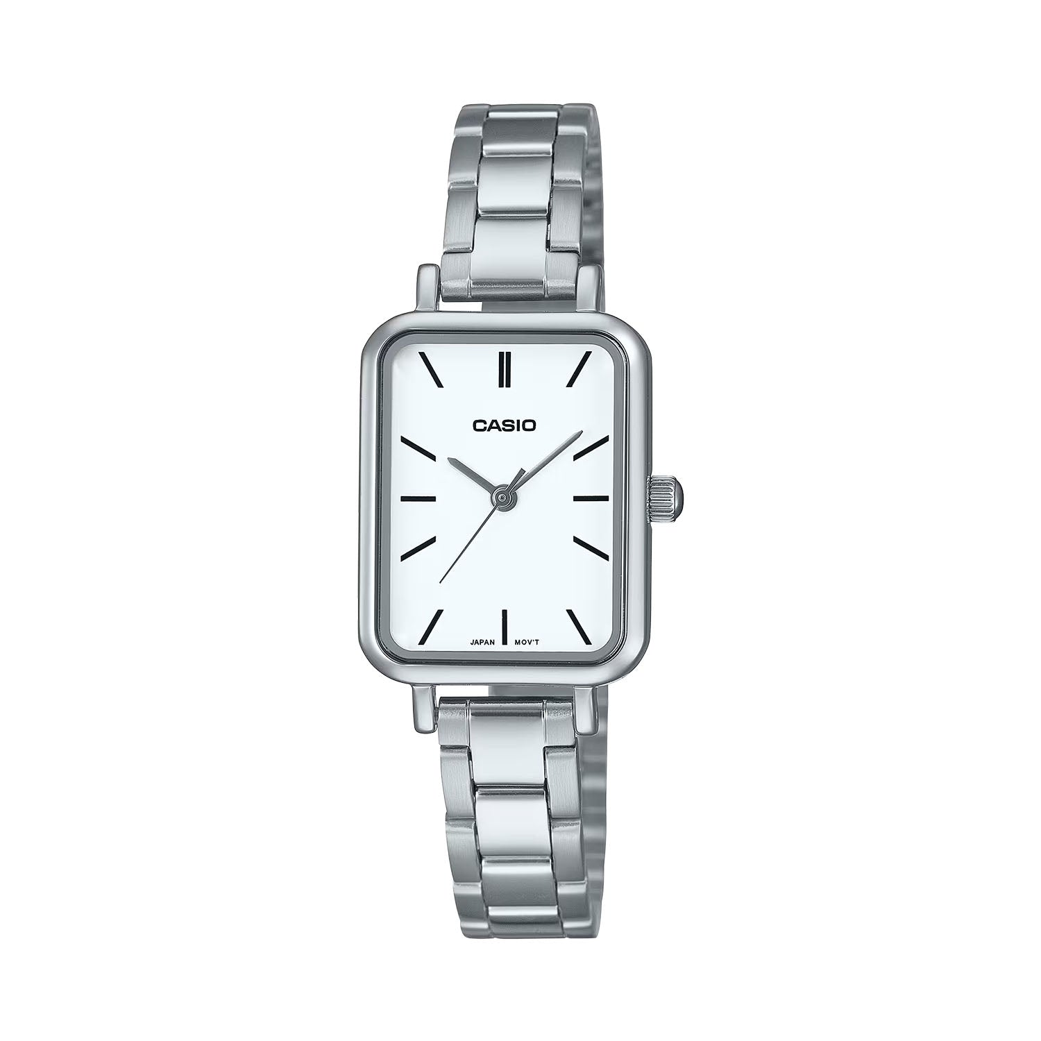CASIO カシオ LTP-V009D-7E シルバー ホワイト文字盤 アナログ レディース 腕時計