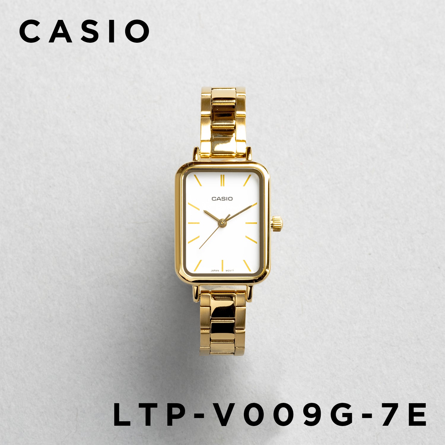 CASIO カシオ LTP-V009G-7E ゴールド ホワイト文字盤 アナログ レディース 腕時計