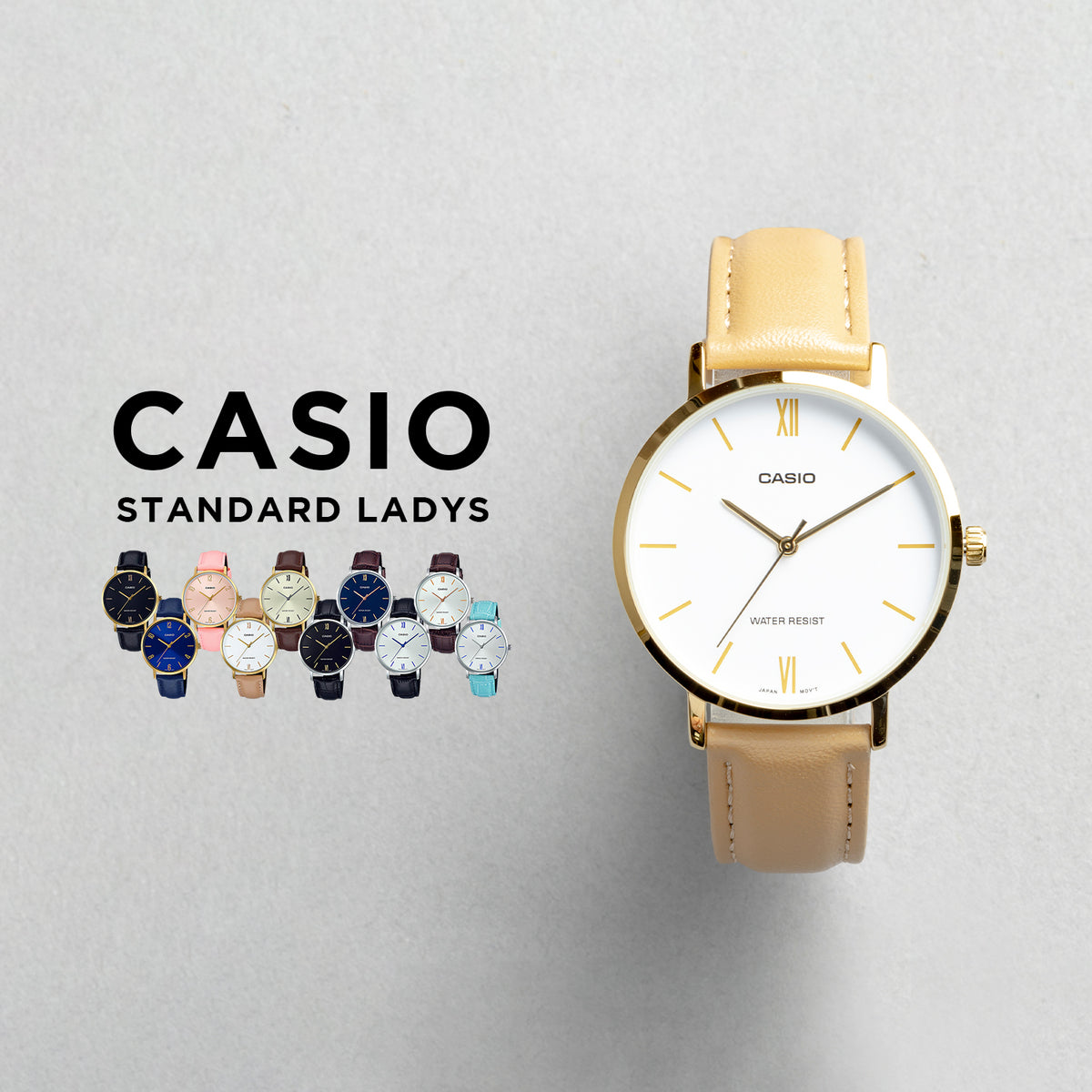 CASIO カシオ LTP-VT01L レディース 腕時計 日常生活用防水 10年保証